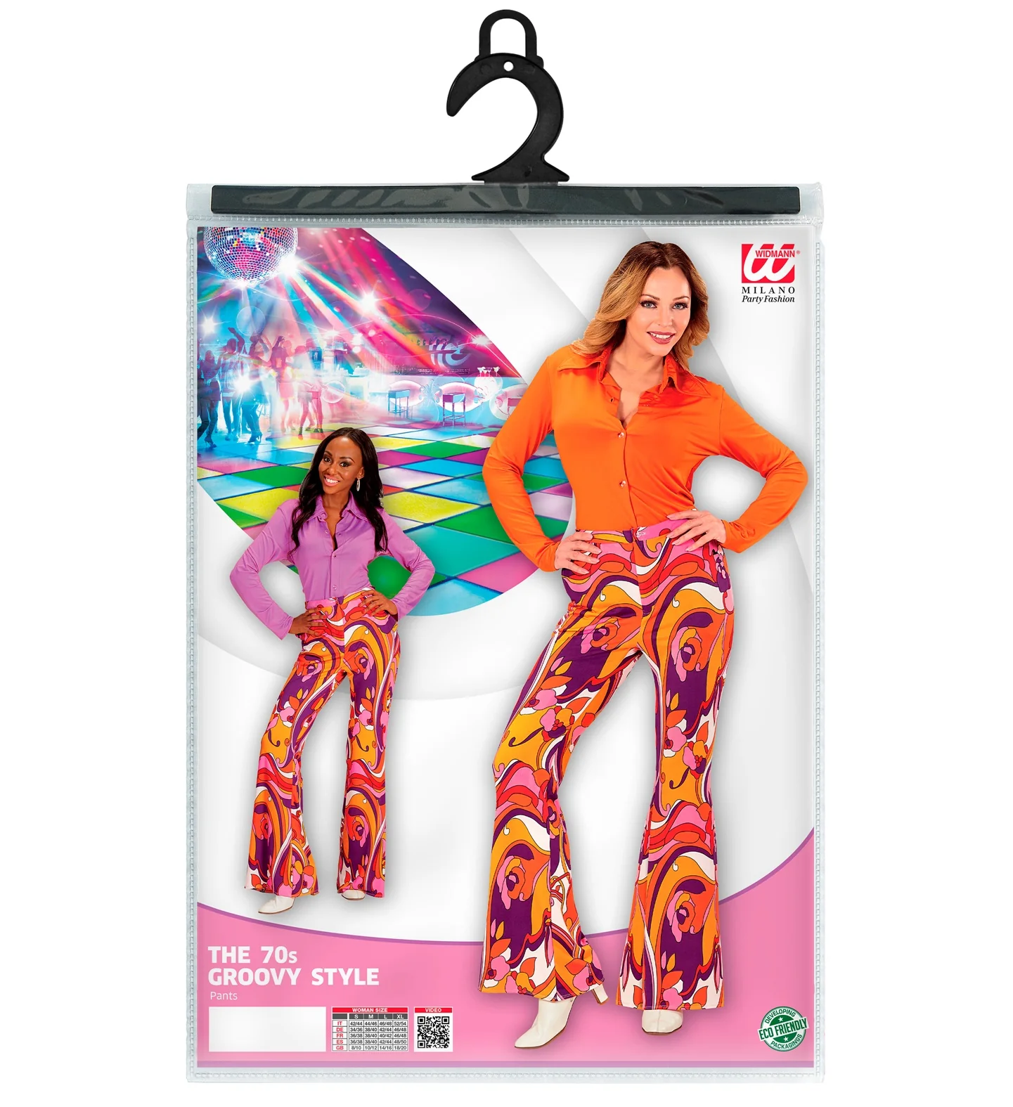 Jaren 70 disco broek Groovy Orchidee - Image 5