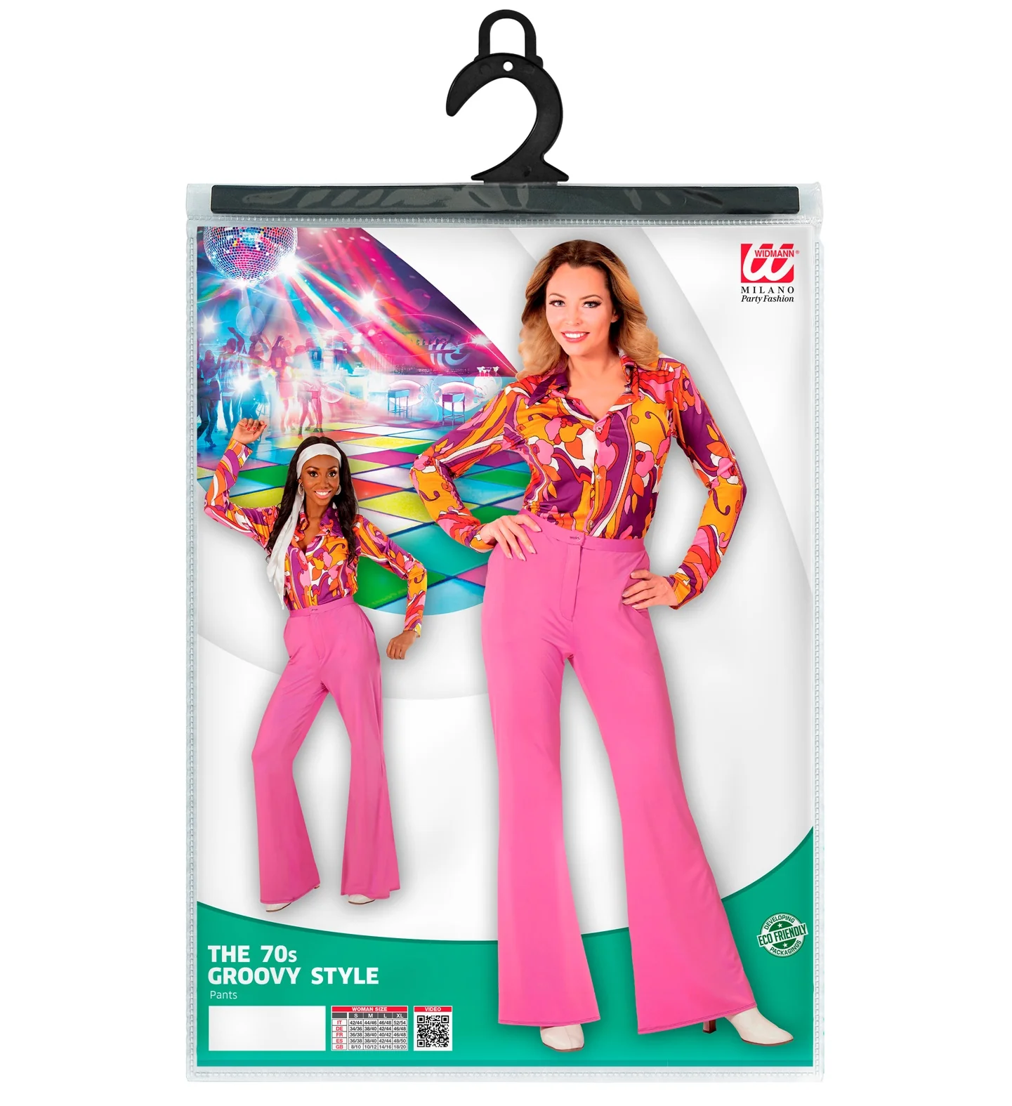 Jaren 70 disco broek Groovy paars - Image 6