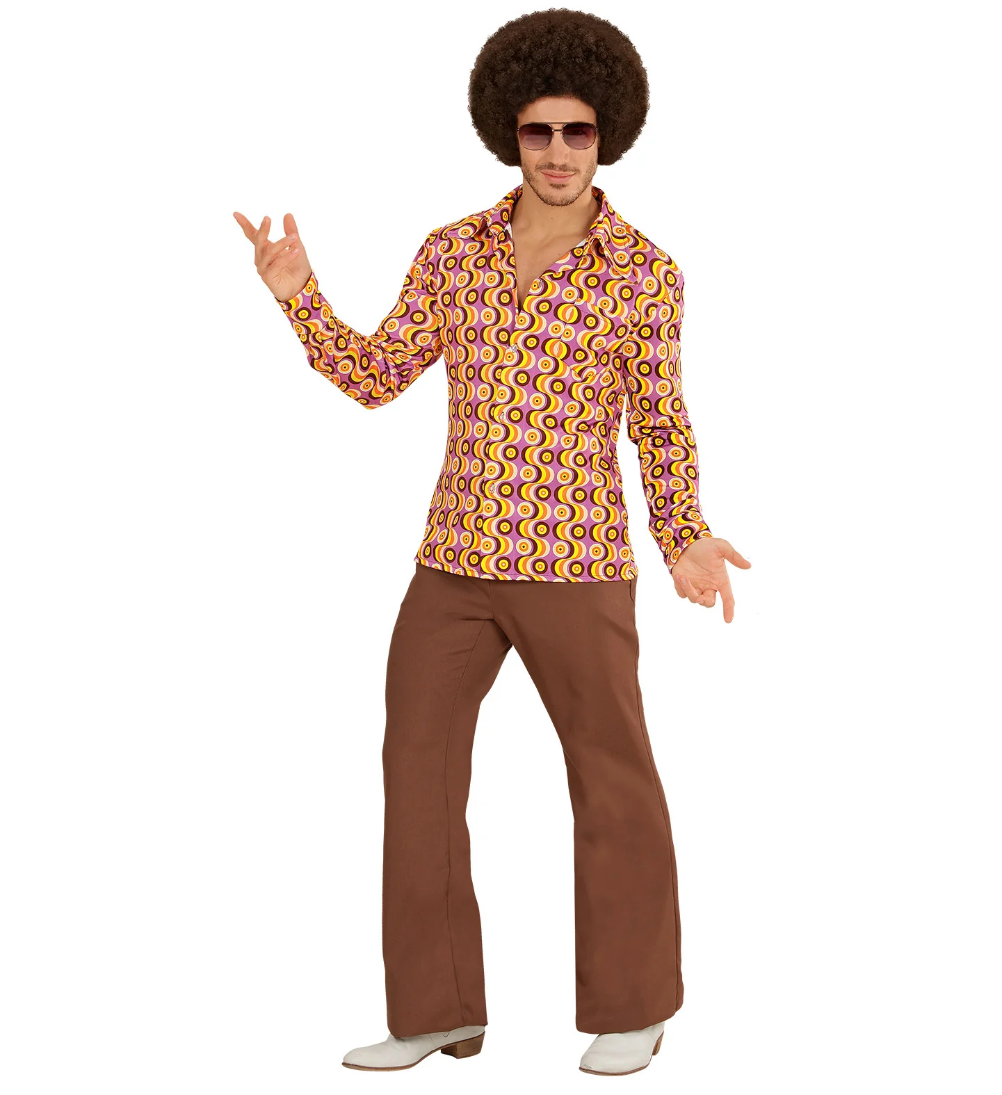 Jaren 70 disco hemd Groovy - Image 2