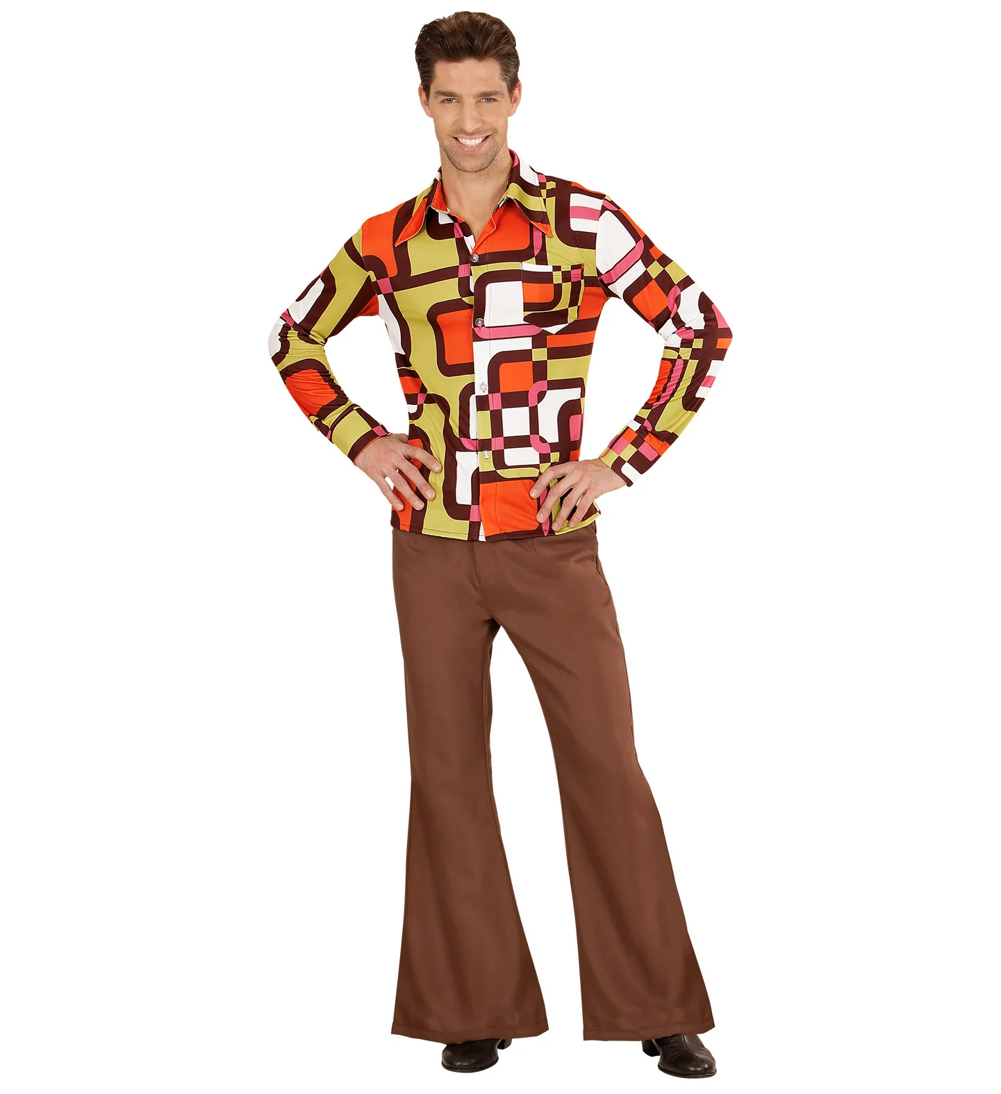 Jaren 70 disco hemd Groovy vlakken - Image 4