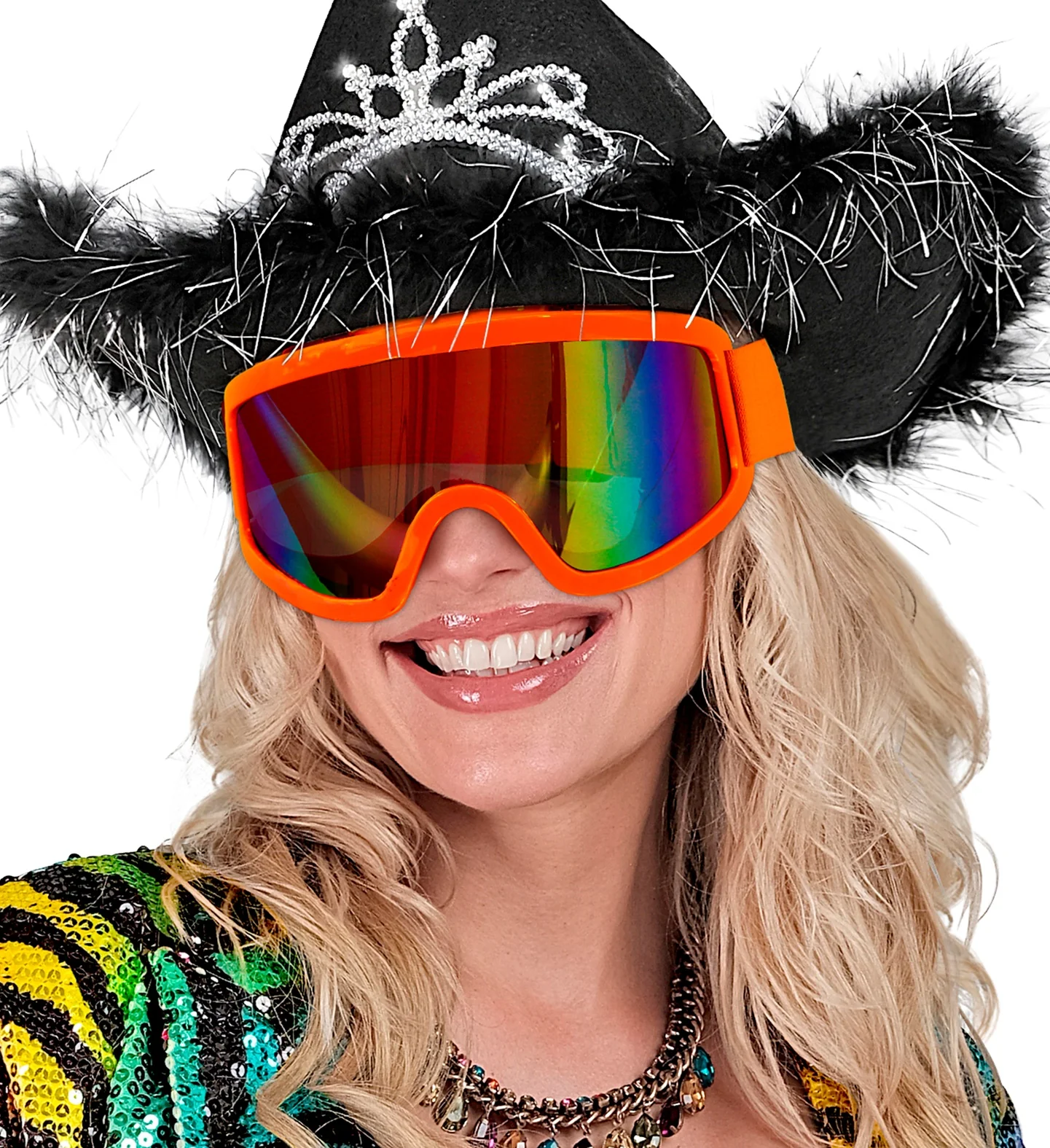 Skibril neon oranje - Image 4