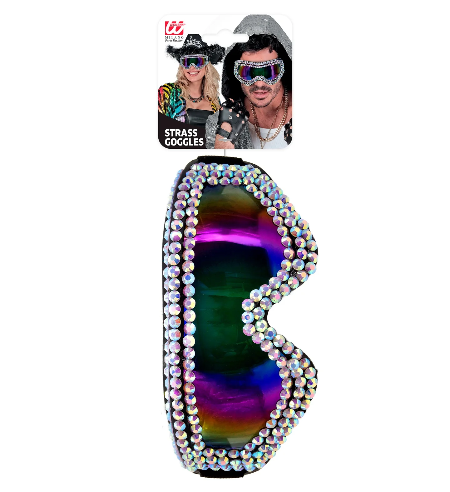 Skibril met strass steentjes - Image 7
