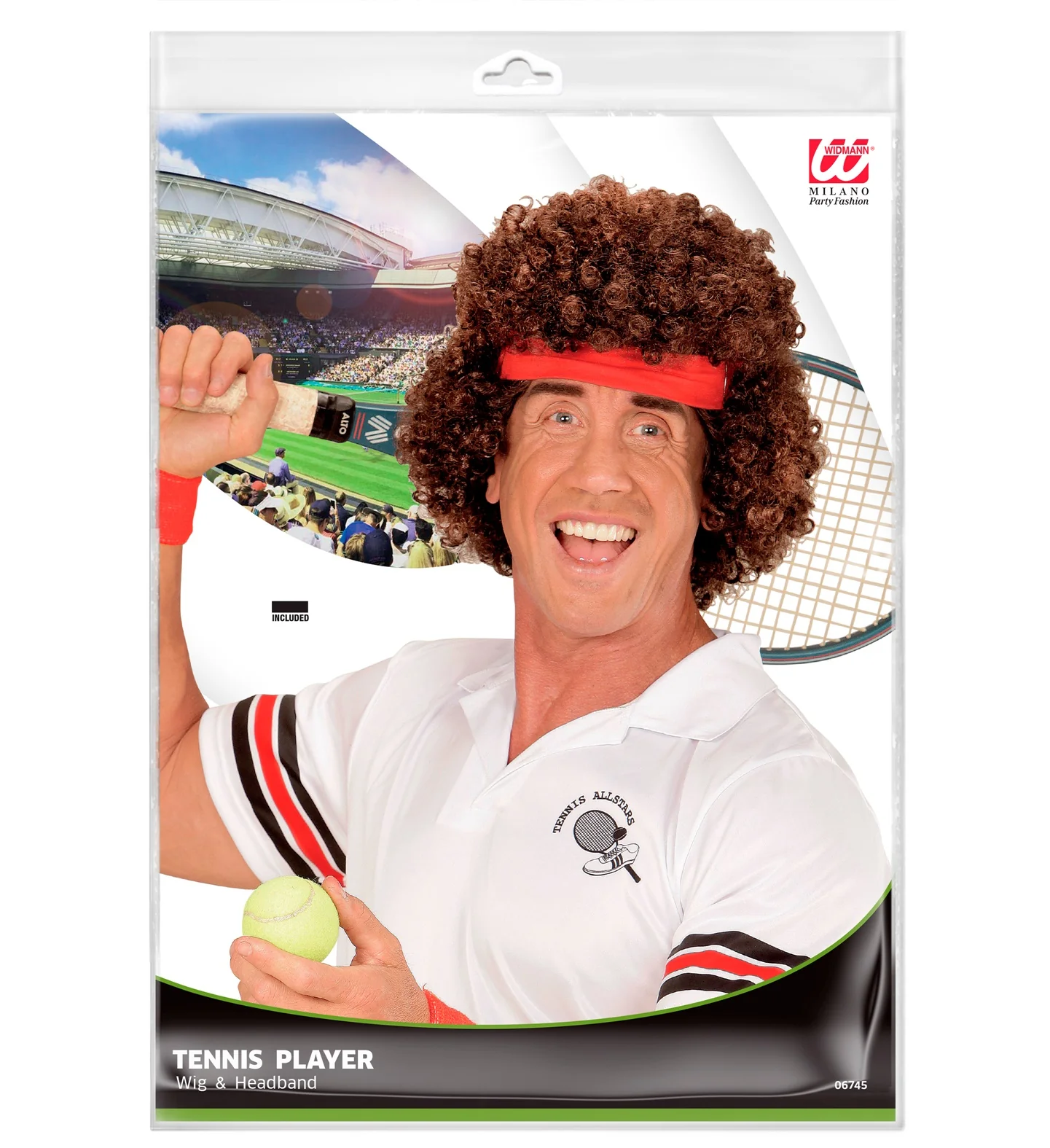 John Mcenroe tennis pruik - Image 3