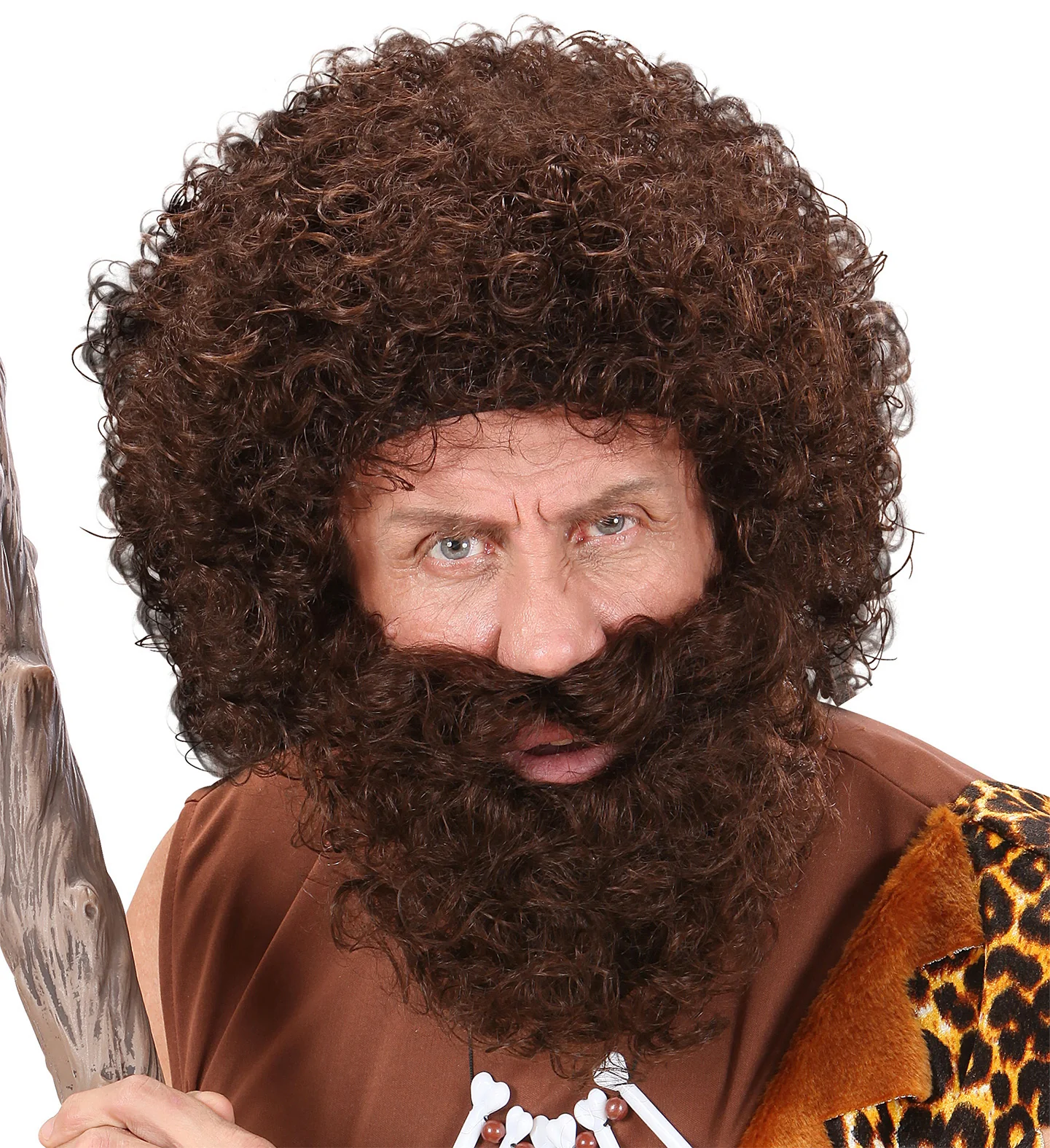 Karakterpruik bruin met baard