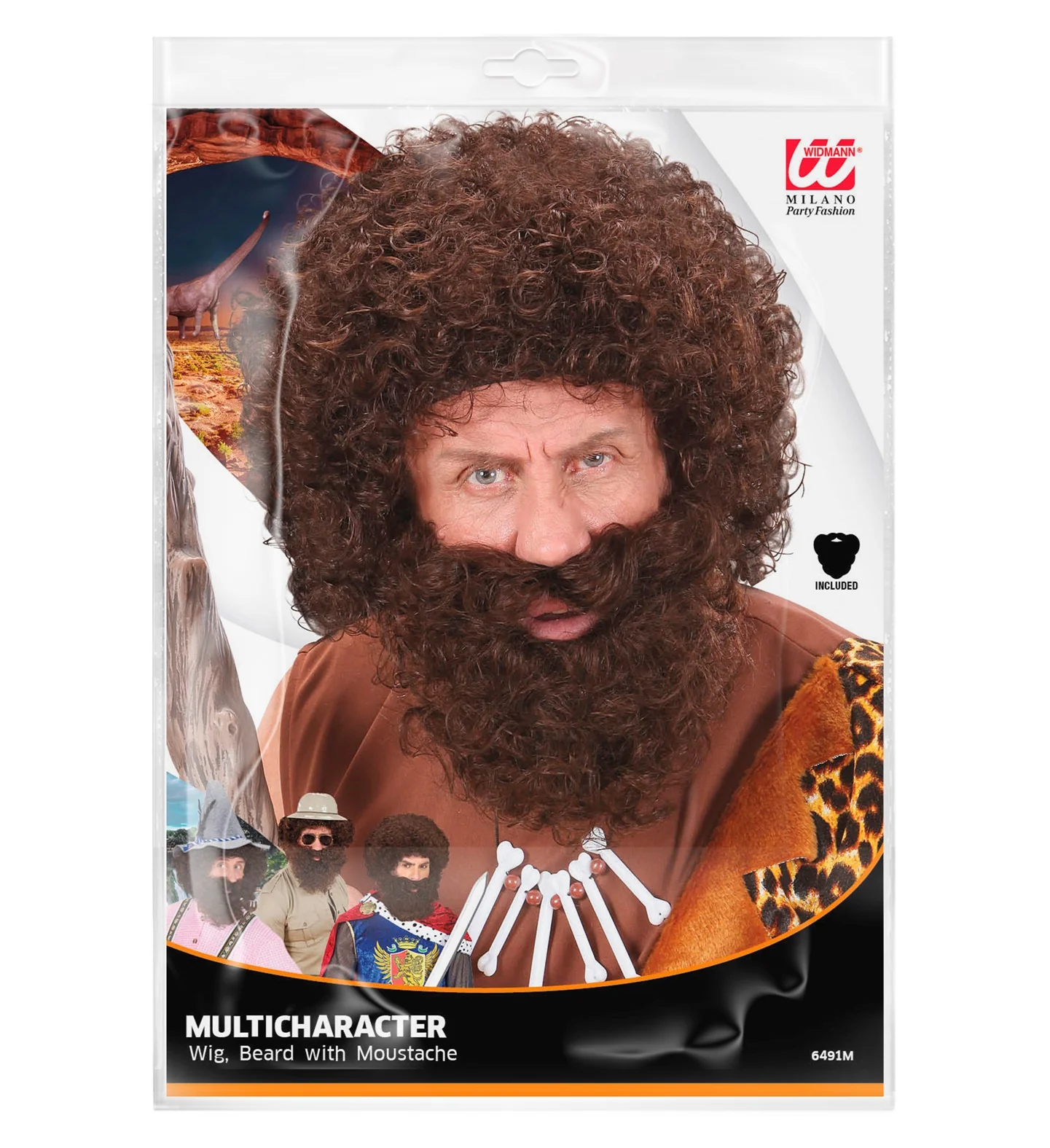Karakterpruik bruin met baard - Image 5