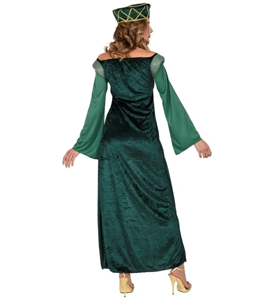 Kasteel jurk dame Eleonora groen - Image 3