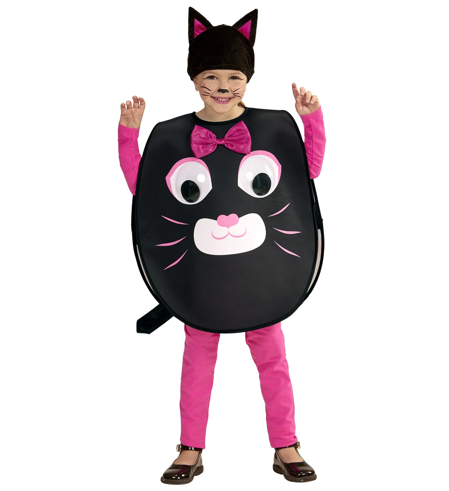 Kattenpak kind met grote ogen