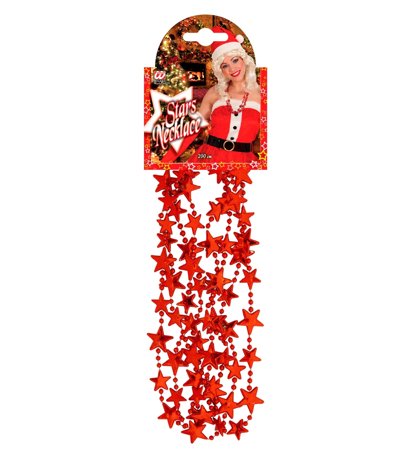 Ketting kerststerren rood - Image 6