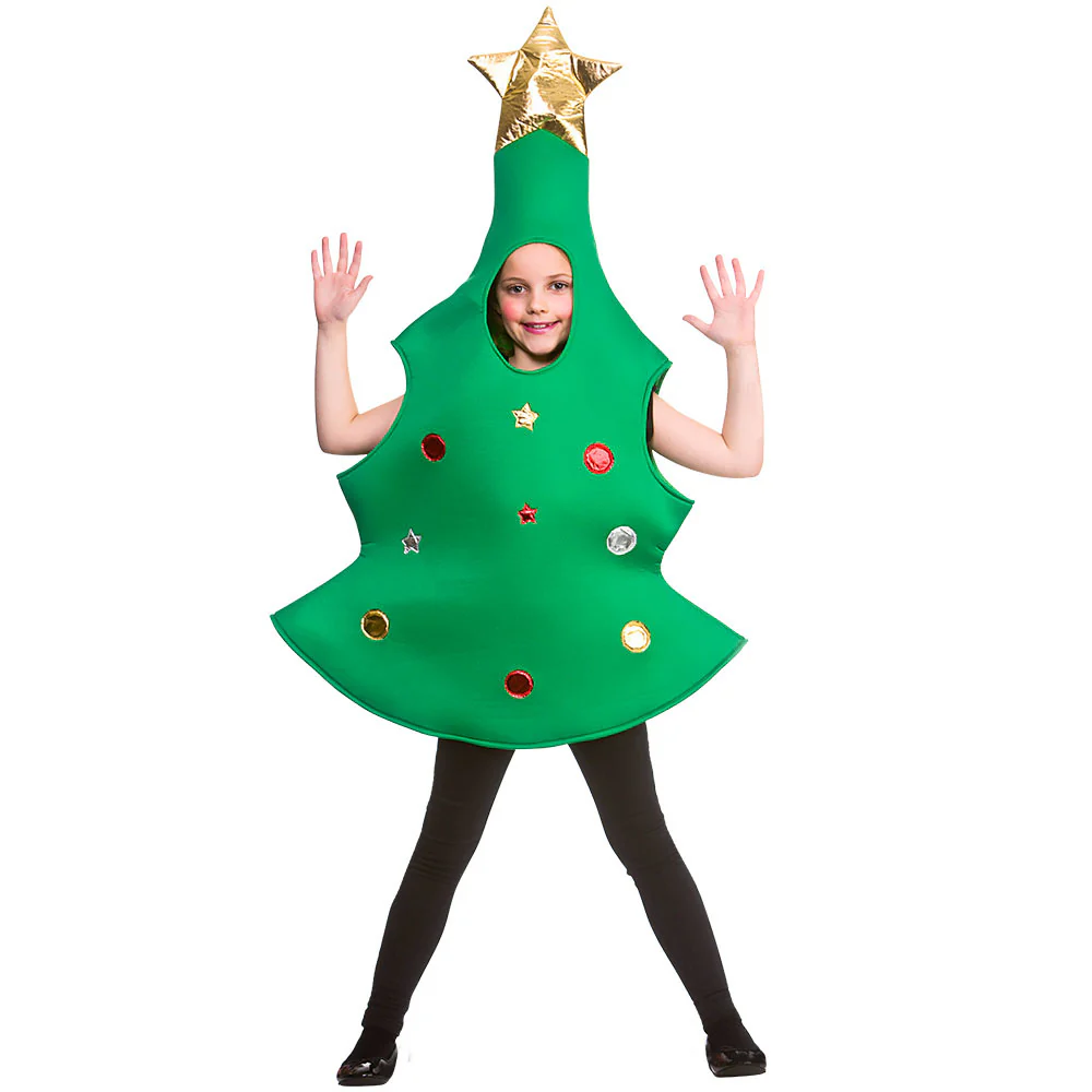 Kerstboom pak kinderen met ster