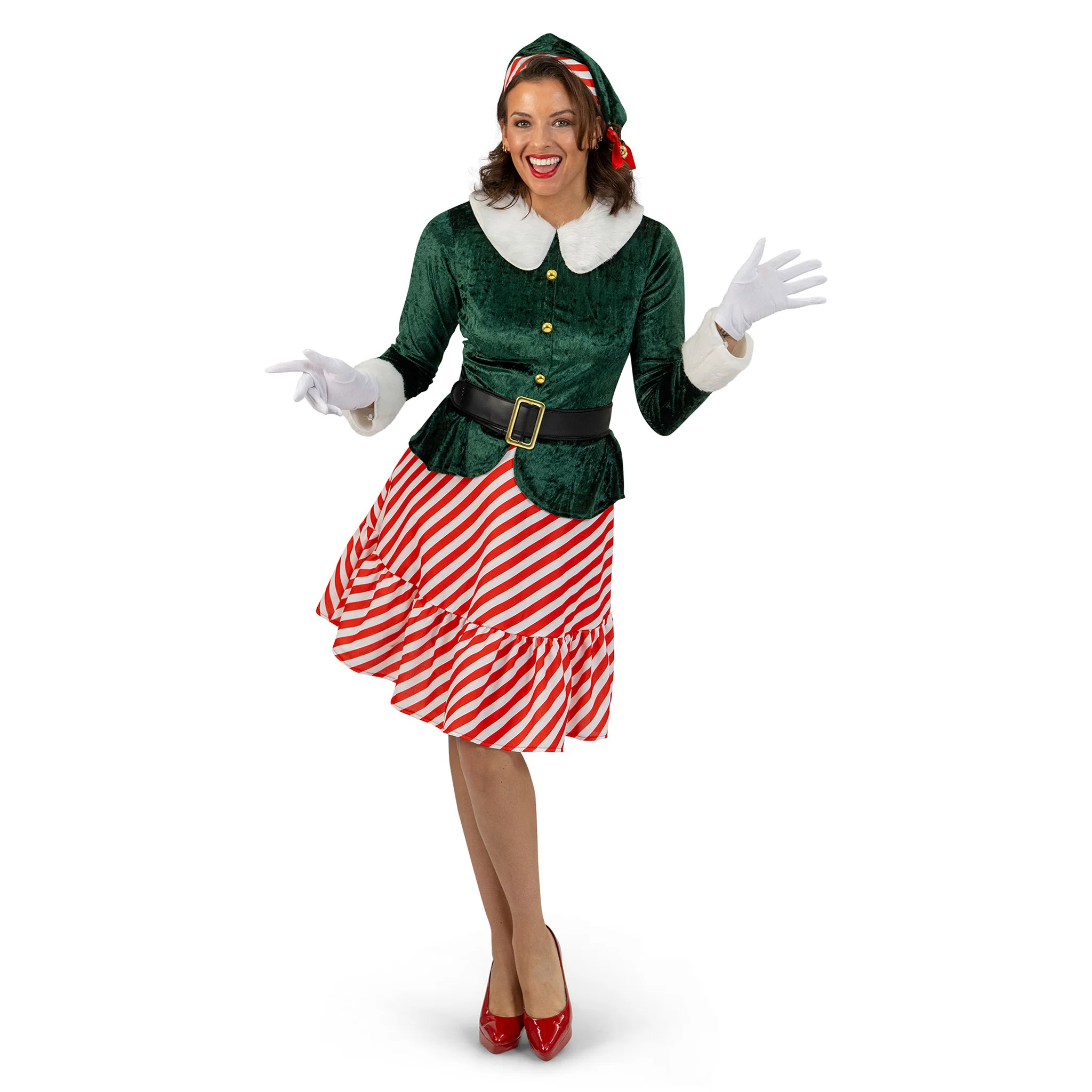 Kerstman Elf hulpje jurk dames - Image 3