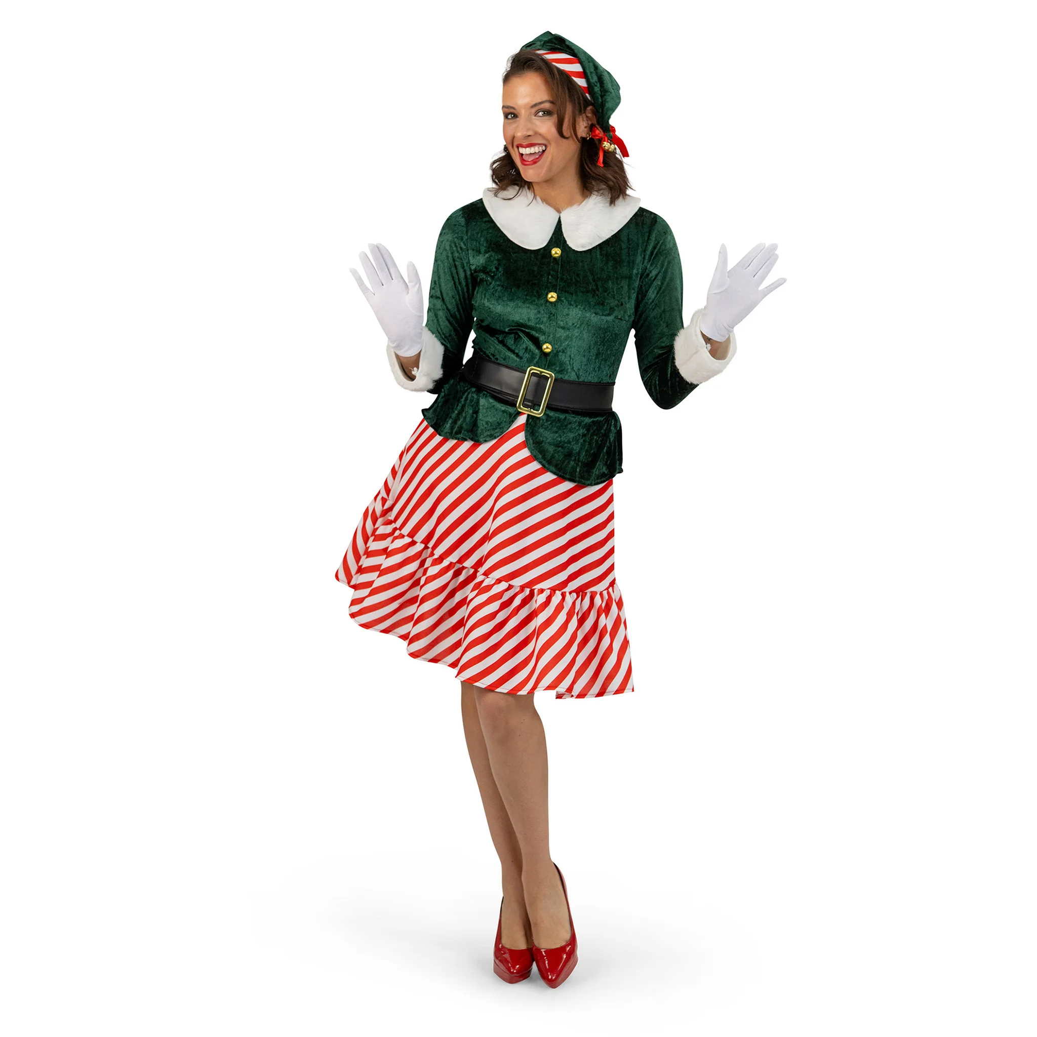 Kerstman Elf hulpje jurk dames - Image 4