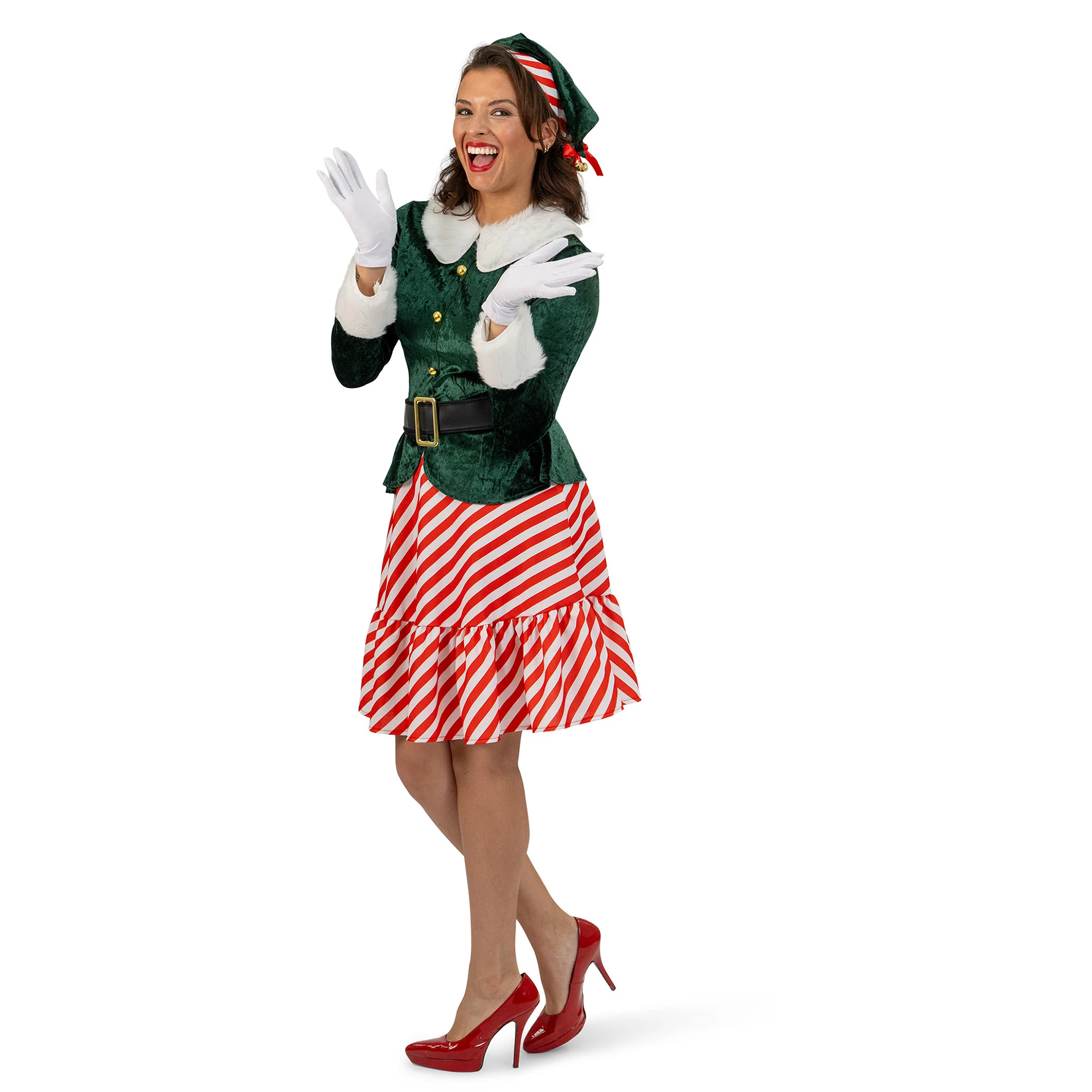 Kerstman Elf hulpje jurk dames - Image 5