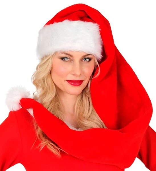 Kerstman muts pluche extra lang 125cm Zoë - Image 2