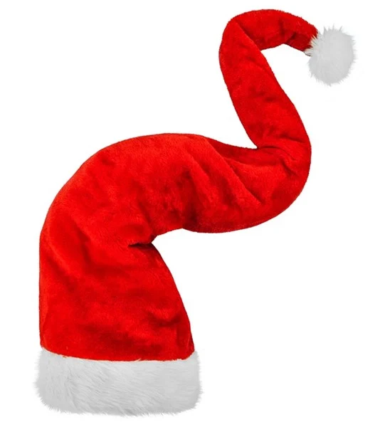 Kerstman muts pluche extra lang 125cm Zoë - Image 3