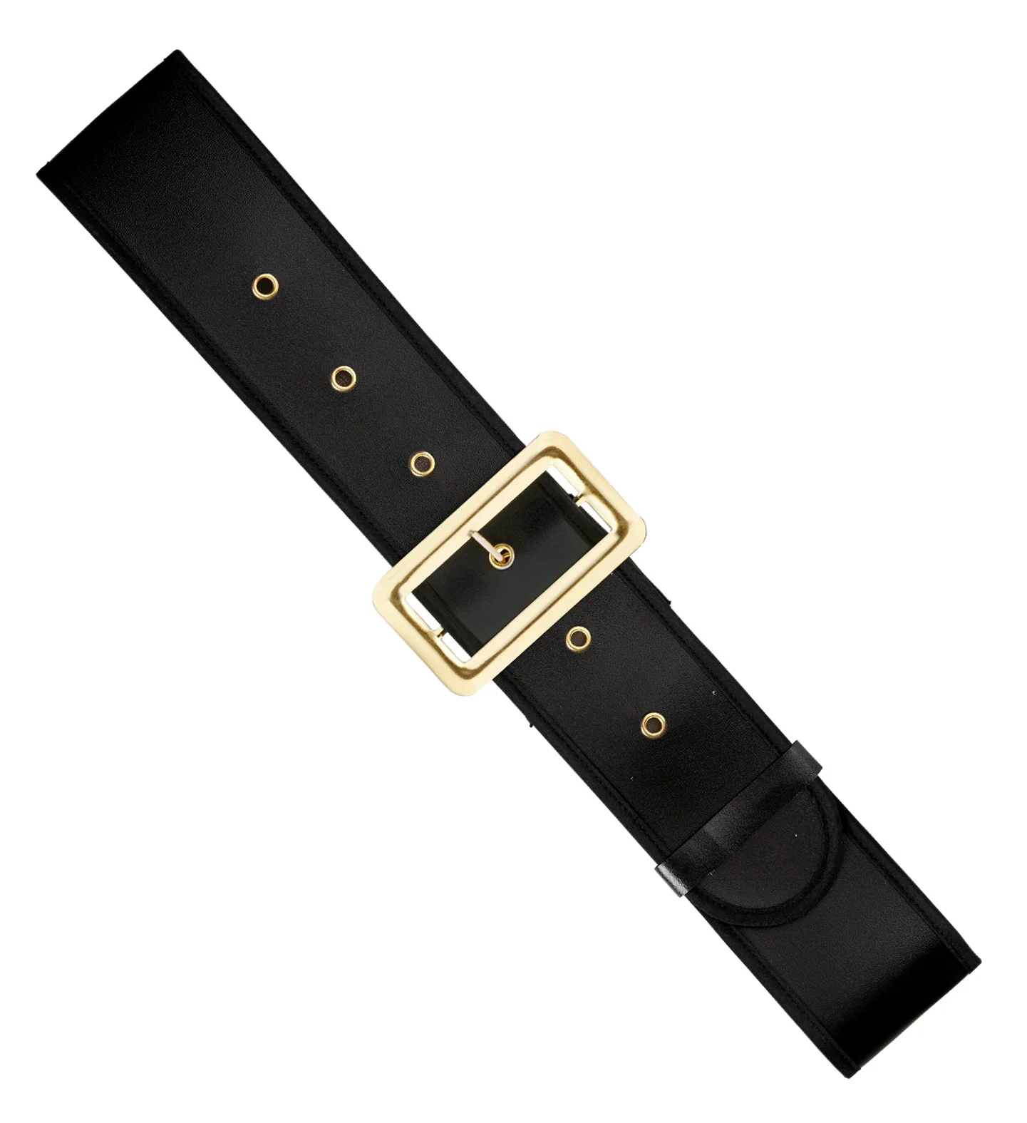 Kerstman riem lederlook zwart - Image 2