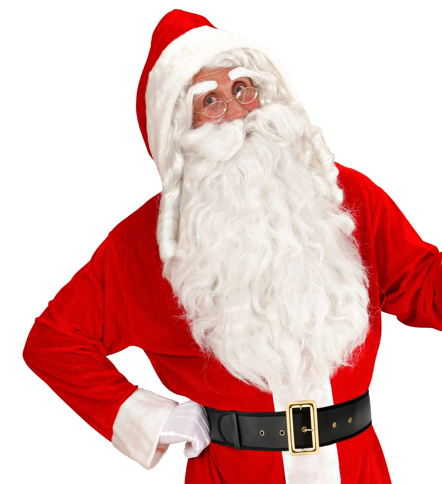 Kerstman riem lederlook zwart - Image 3