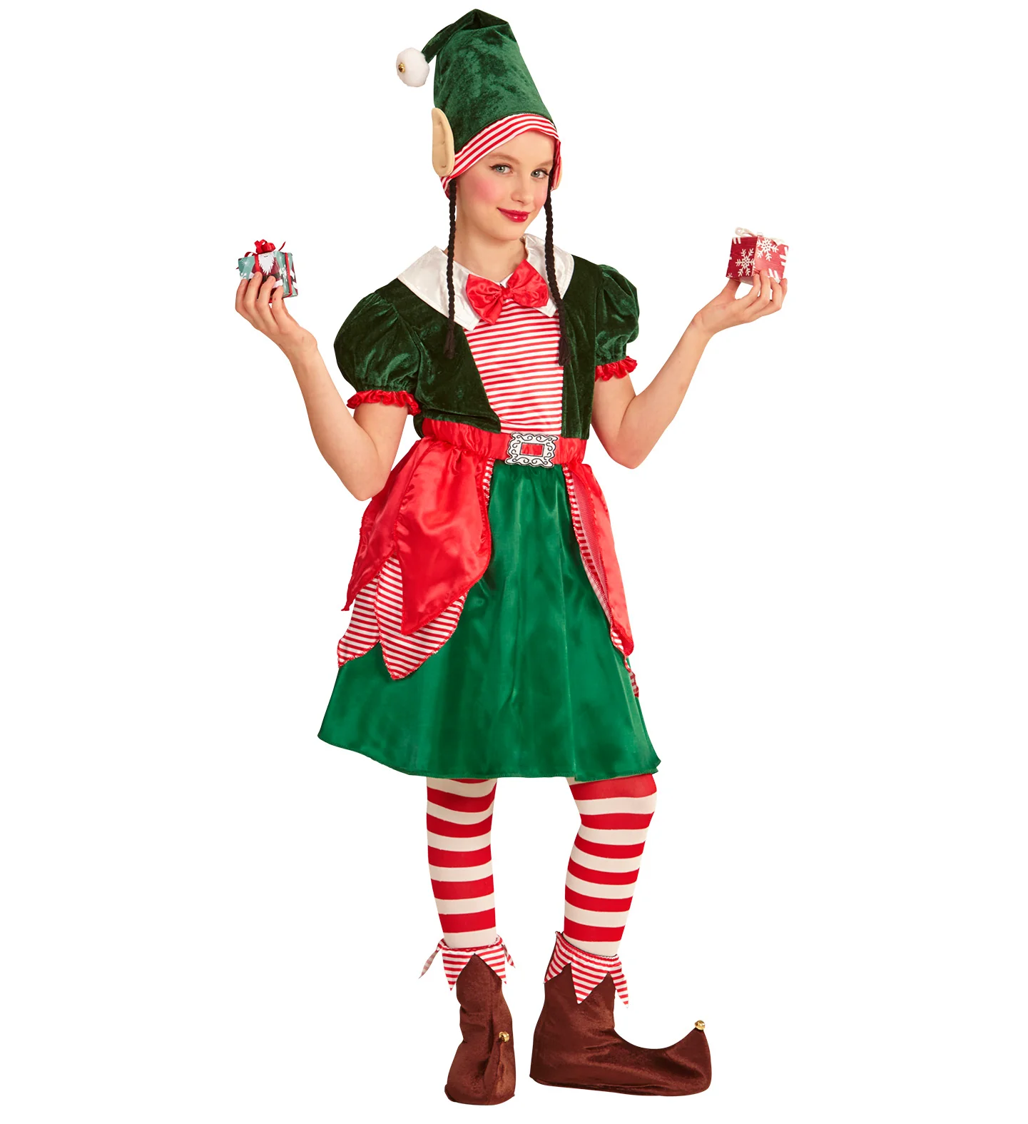 Kerstmannen hulpje Elf met oortjes voor kids - Image 2