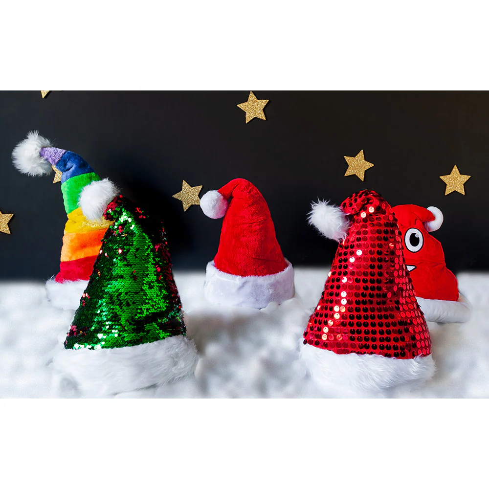 Kerstmuts de luxe met bontje - Image 3