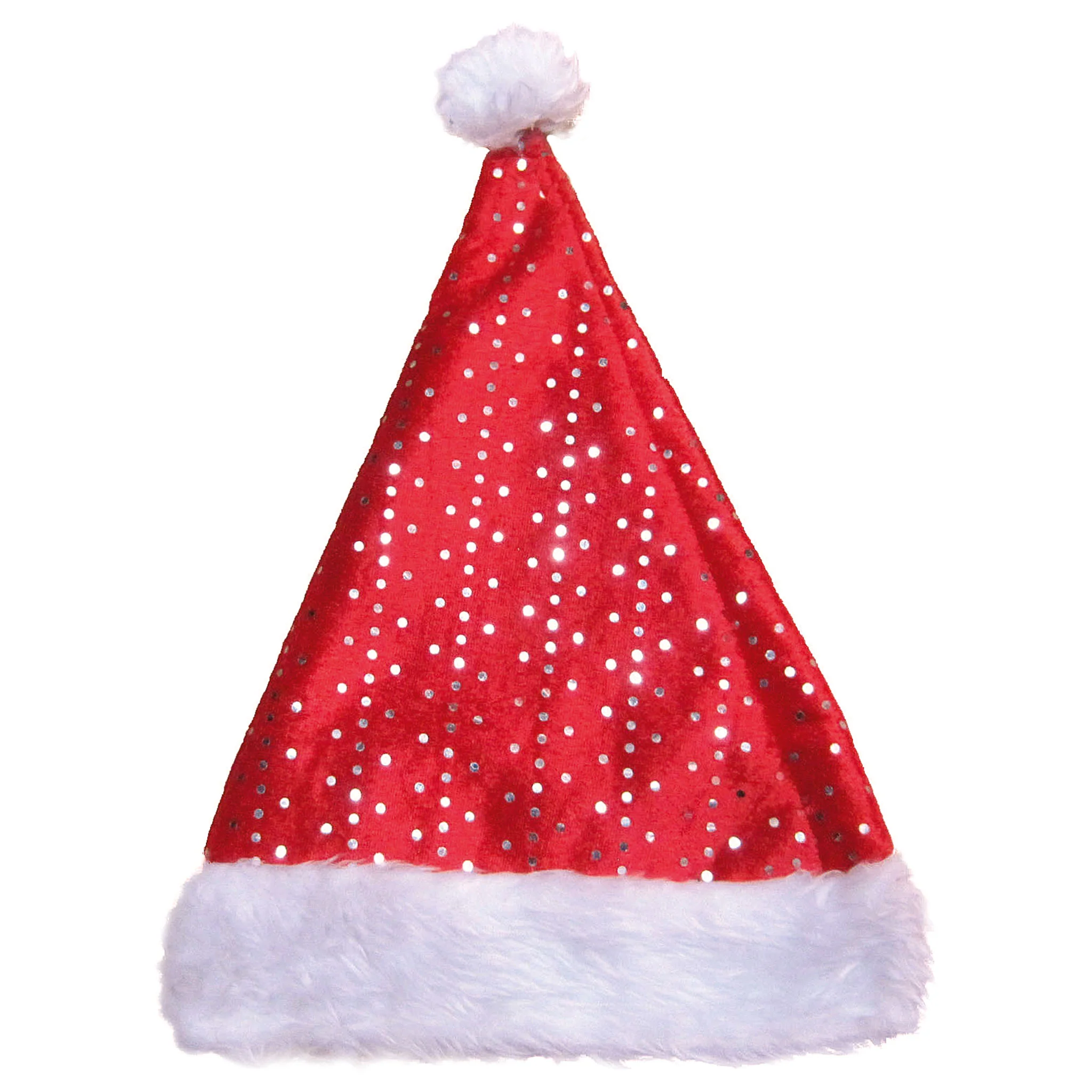 Kerstmuts met glitters