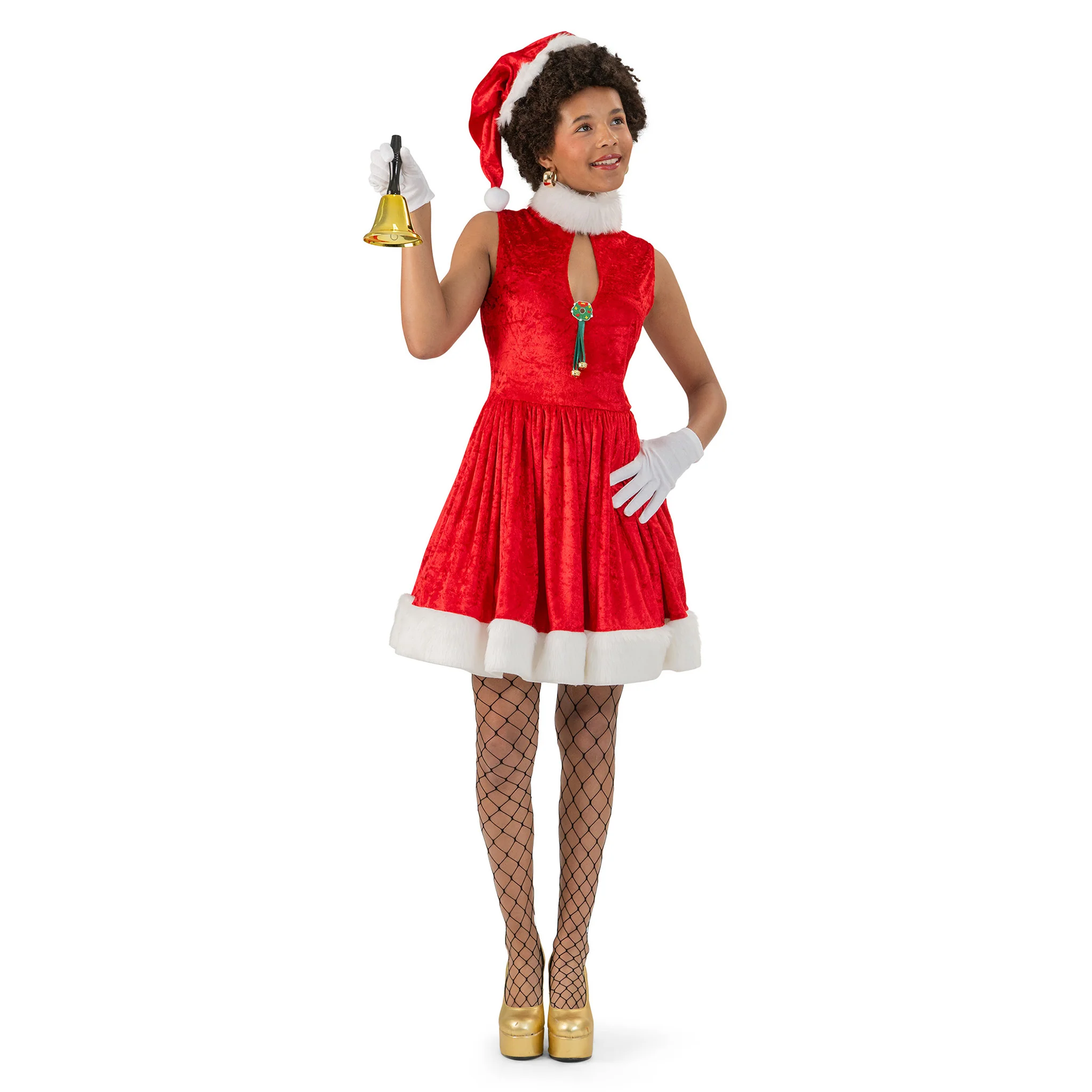 Kerstvrouw jurkje dames Jingle