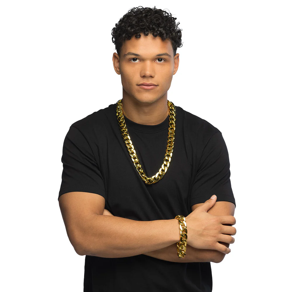 Ketting Pimp nep goud - Image 3