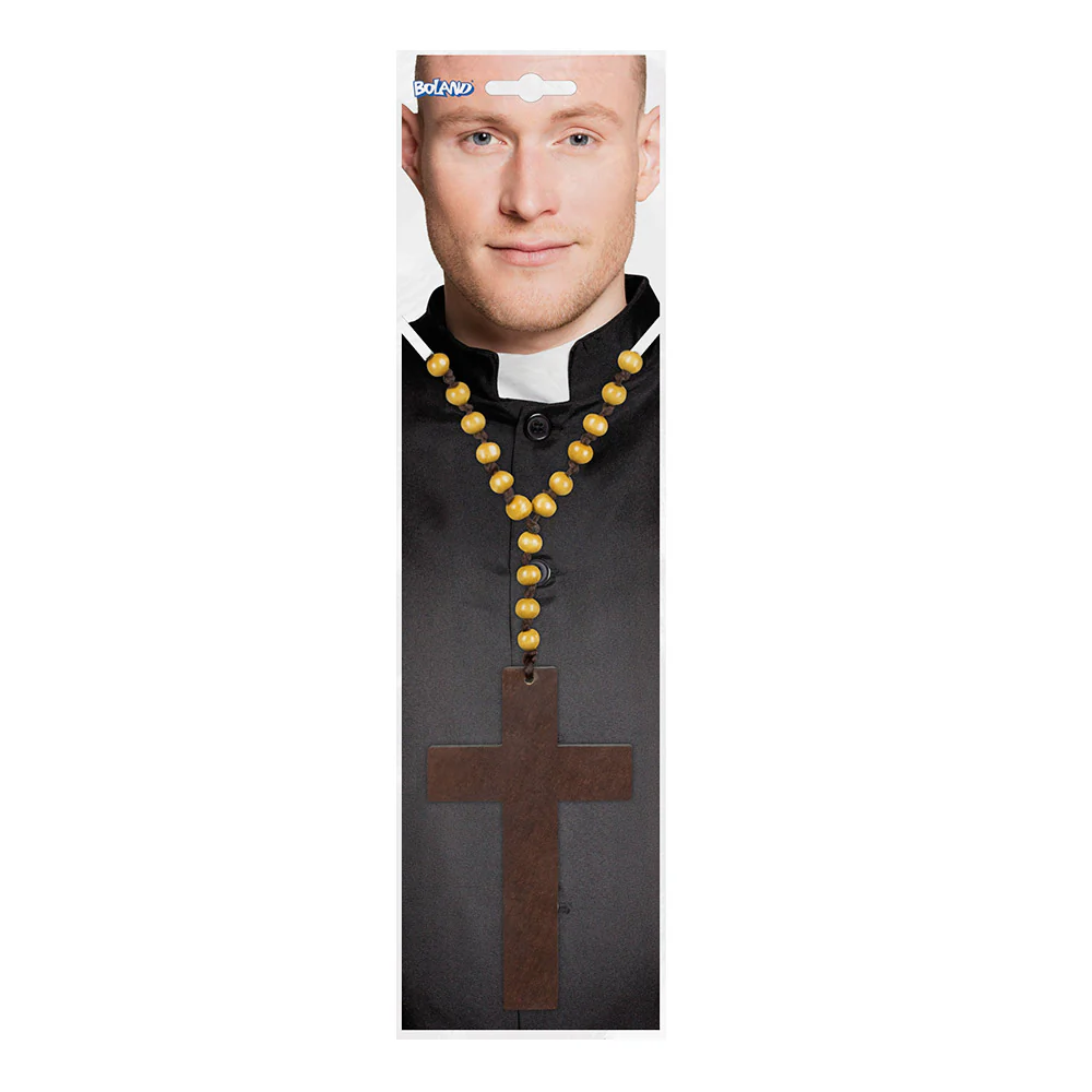 Ketting Priesterkruis hout - Image 4