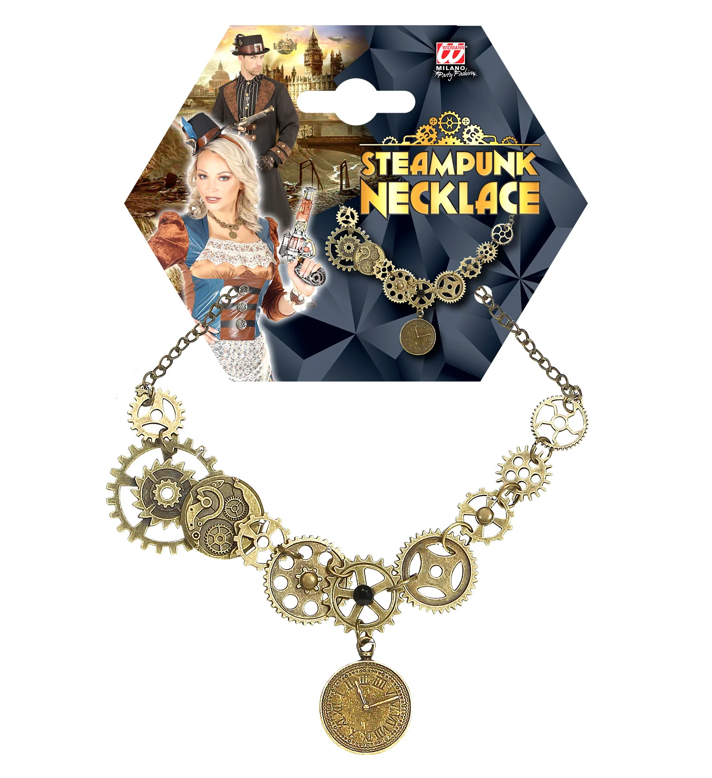 Steampunk halsketting raden - Image 5