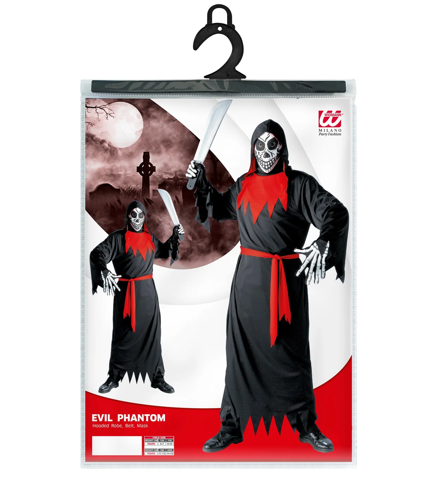 Magere Hein kostuum kinderen Phantom - Image 2
