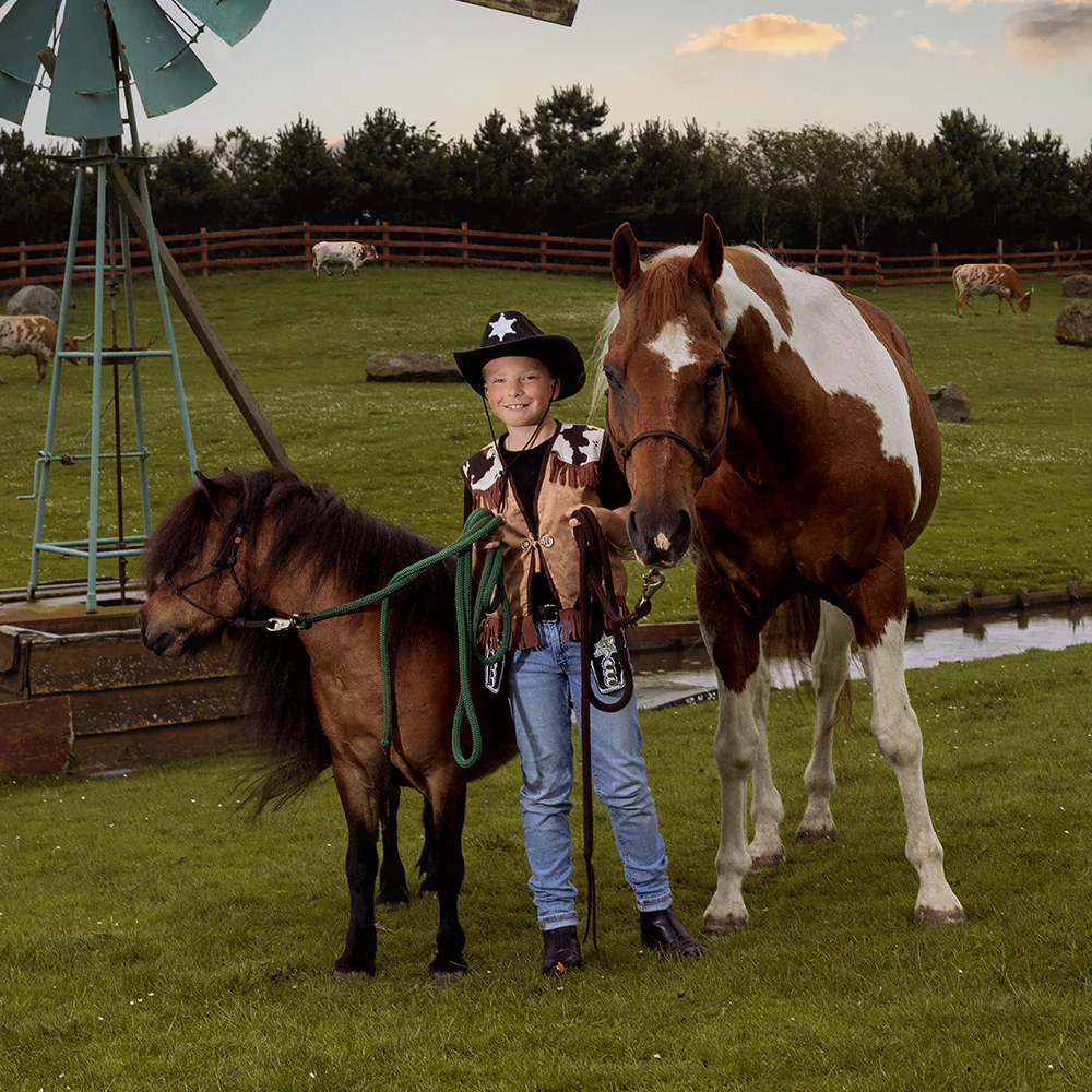 Cowboyhoed kind Sheriff ster zwart - Image 4