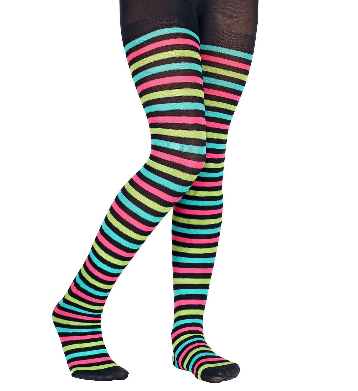Multi color panty gestreept kinderen - Image 2