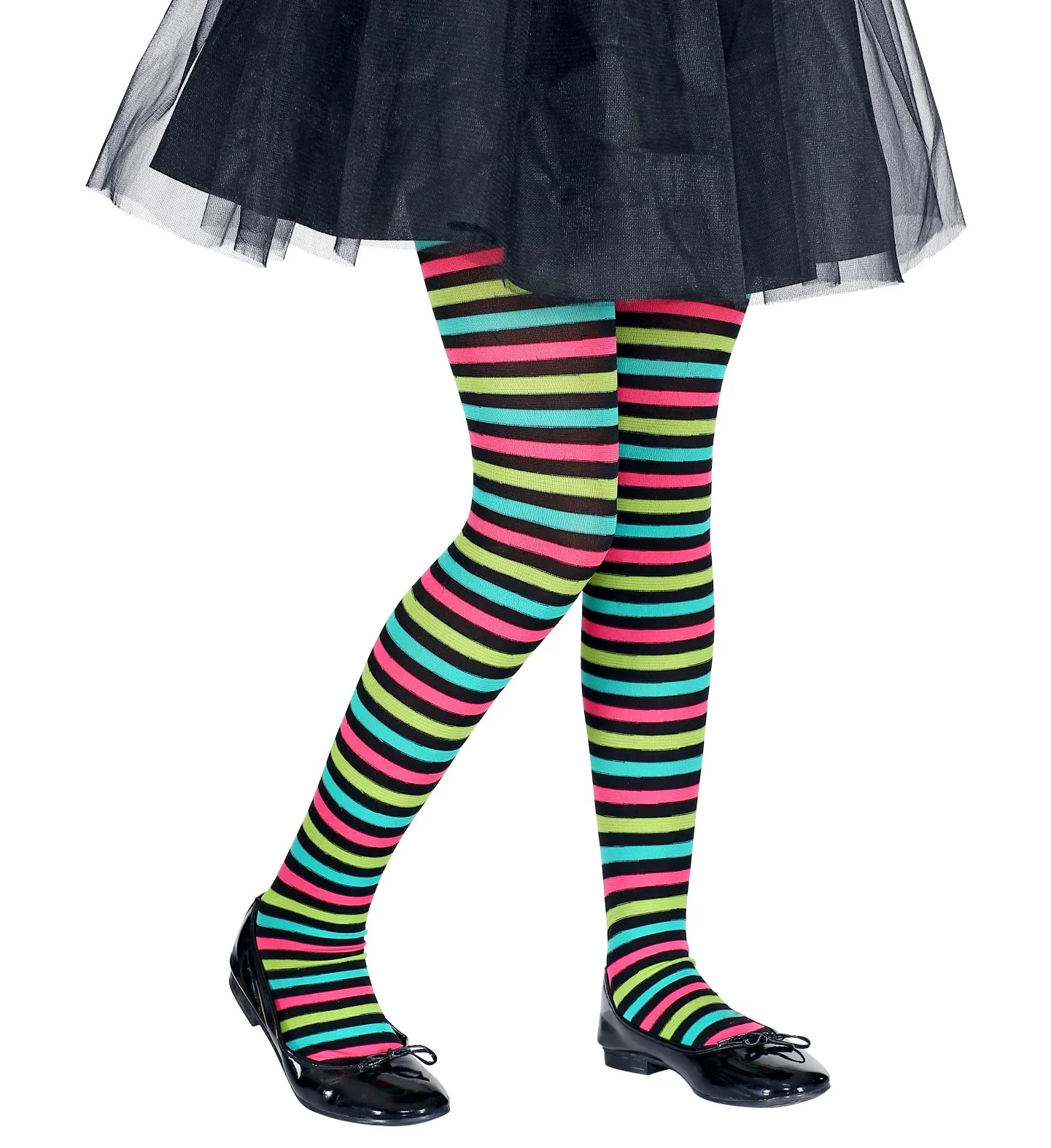 Multi color panty gestreept kinderen - Image 3