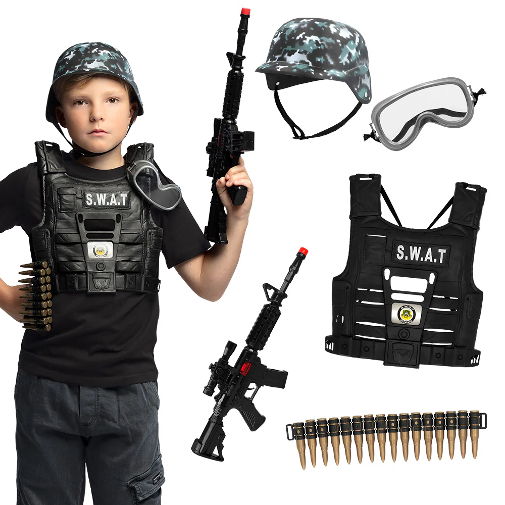 S.W.A.T. verkleedset kinderen compleer - Image 2