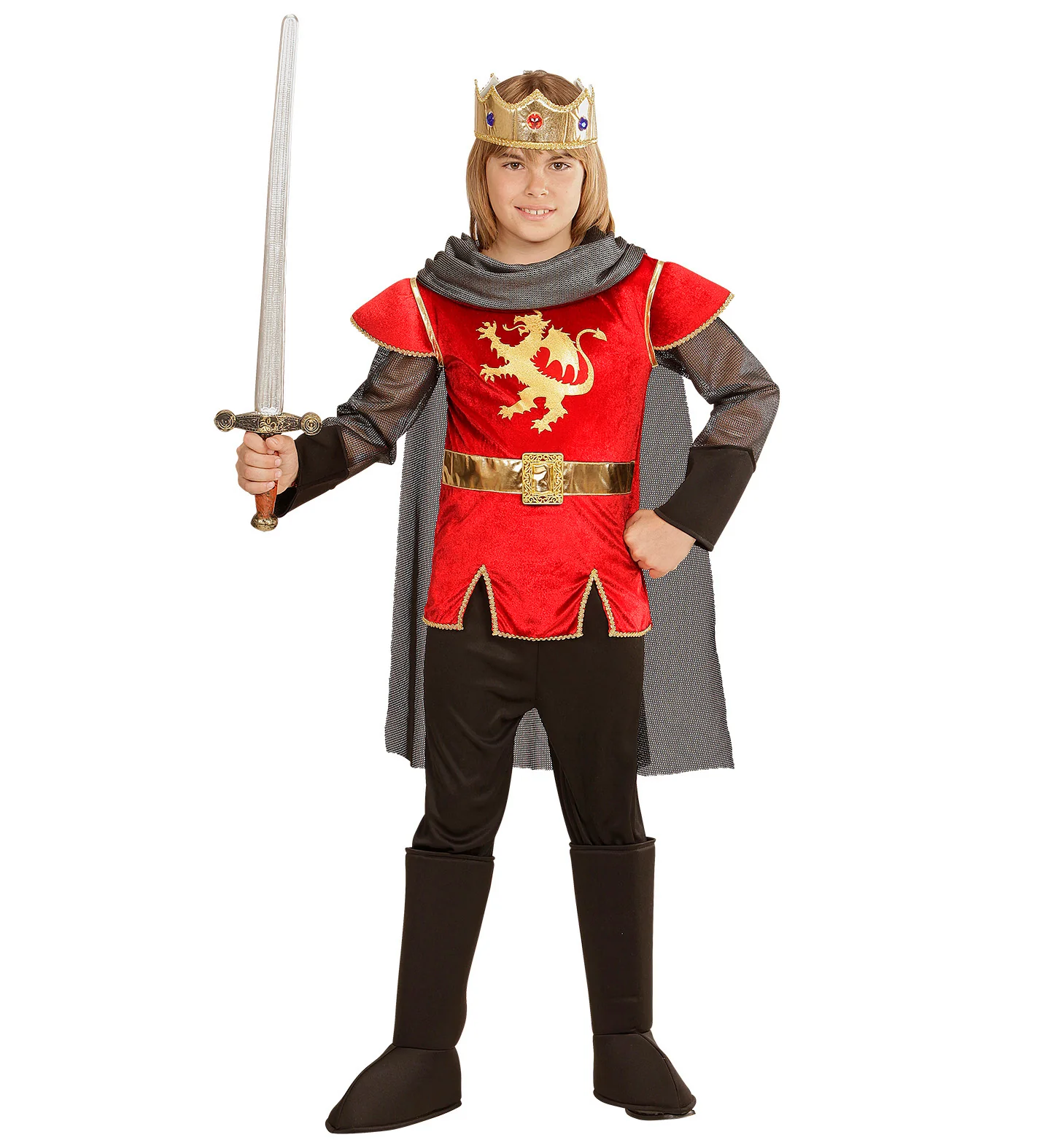 King Arthur kostuum rood kinderen - Image 3