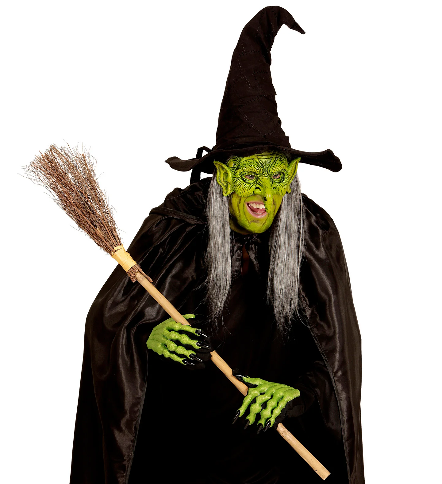 Kinloos masker heks groen - Image 4