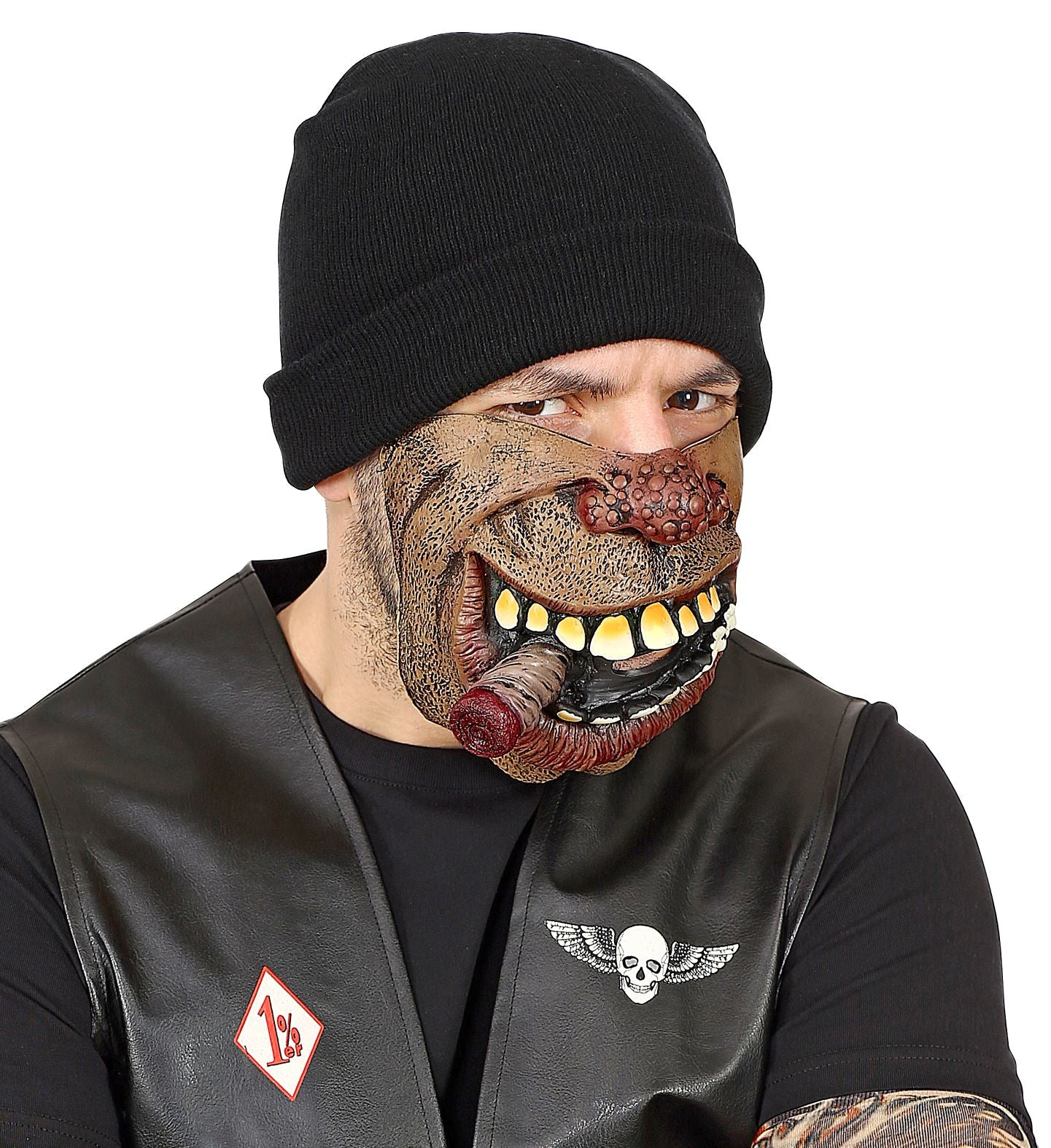 Biker masker met sigaar - Image 2