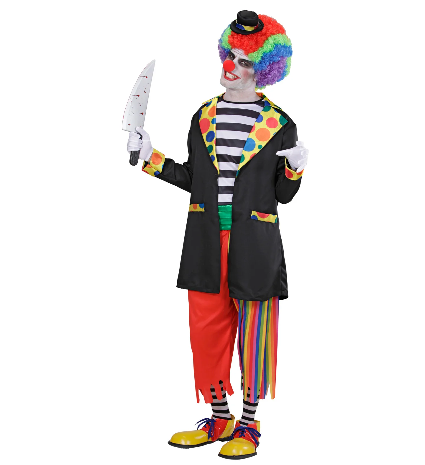 Clownspak enge Samsom volwassenen