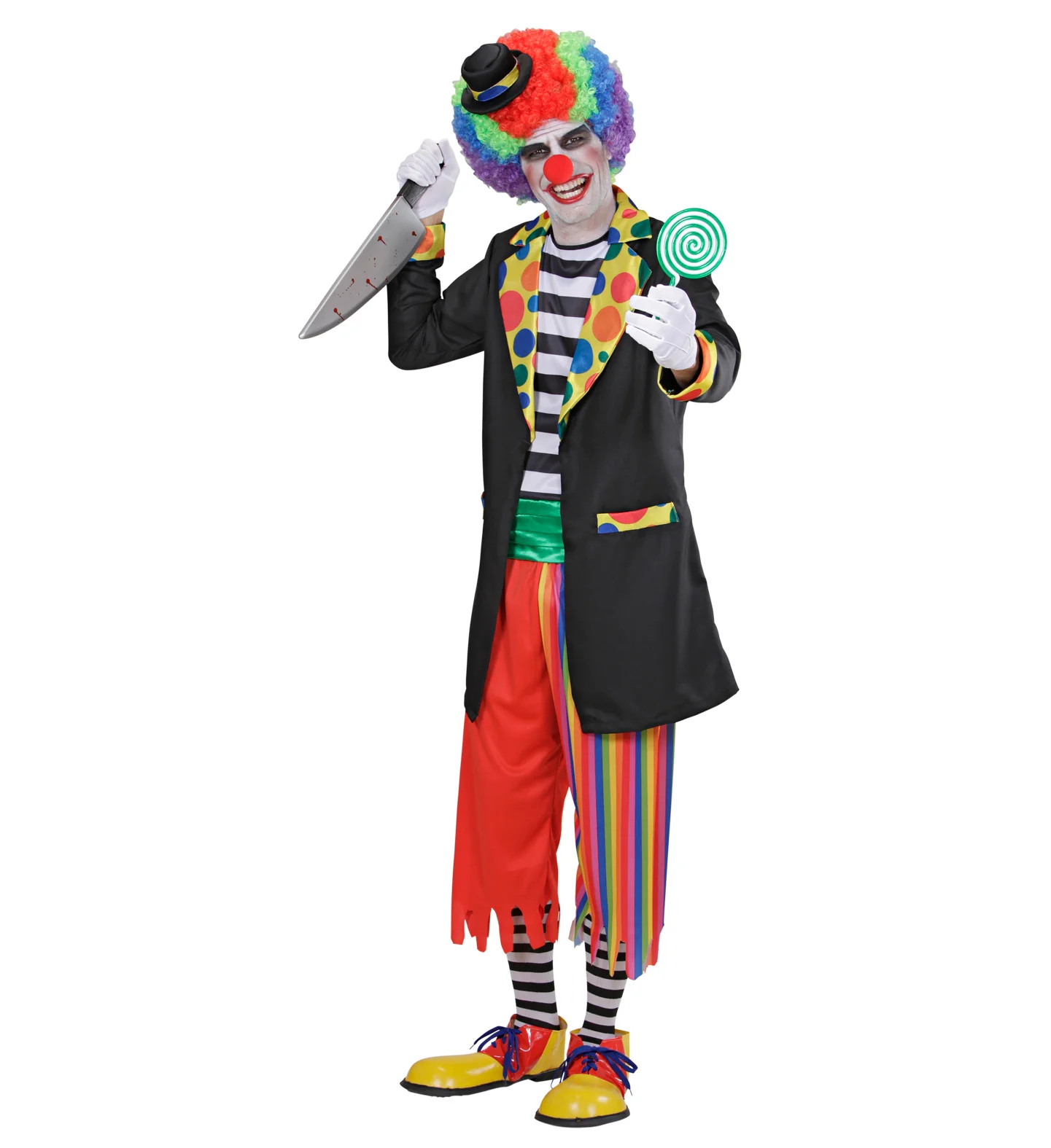 Clownspak enge Samsom volwassenen - Image 2