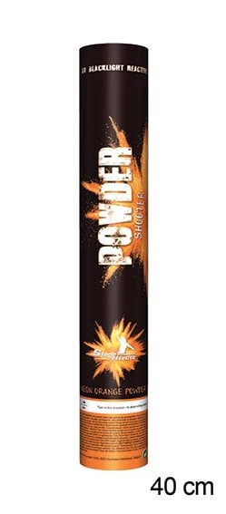 Kleurpoeder kanon oranje uv / blacklight 40cm - Image 2