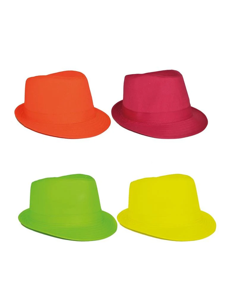 Kojak gleufhoed Marit neon geel - Image 2
