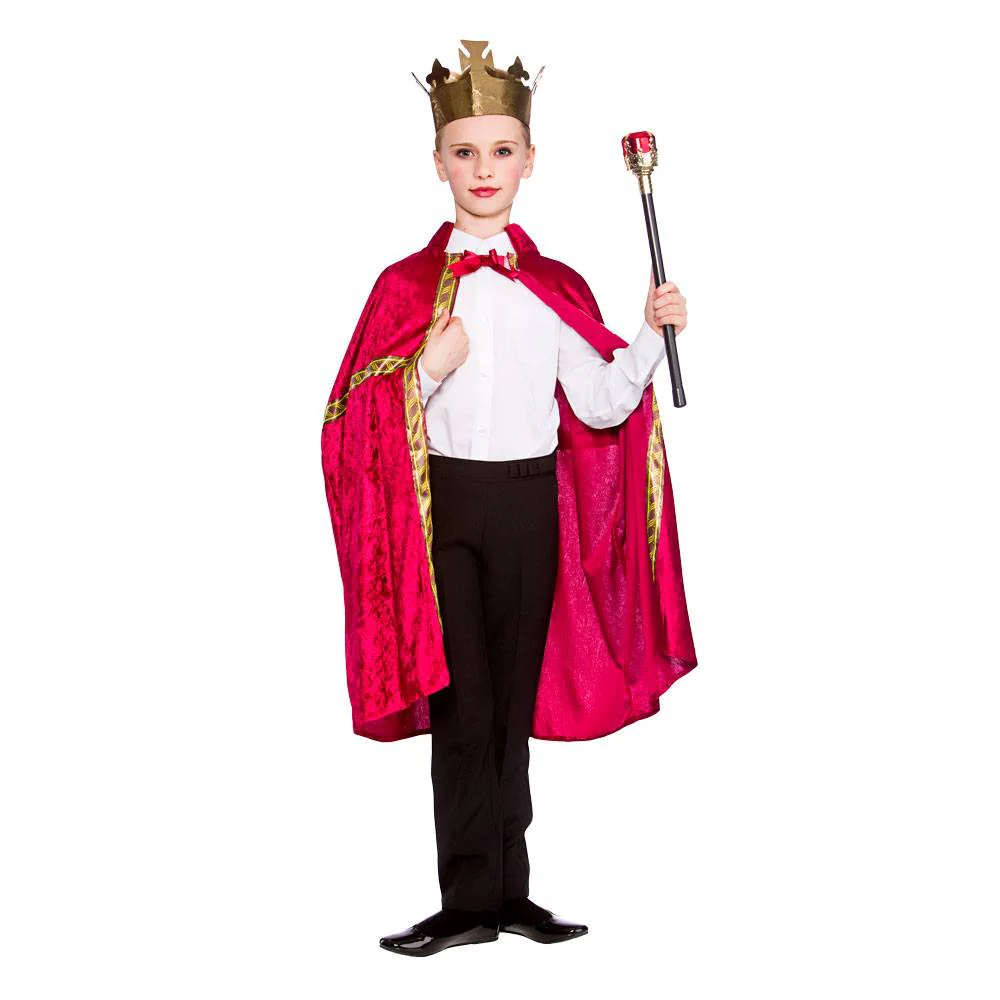 Koningsmantel rood voor kinderen - Image 2
