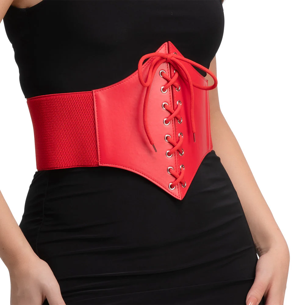 Korsetgordel - Rood - Image 4