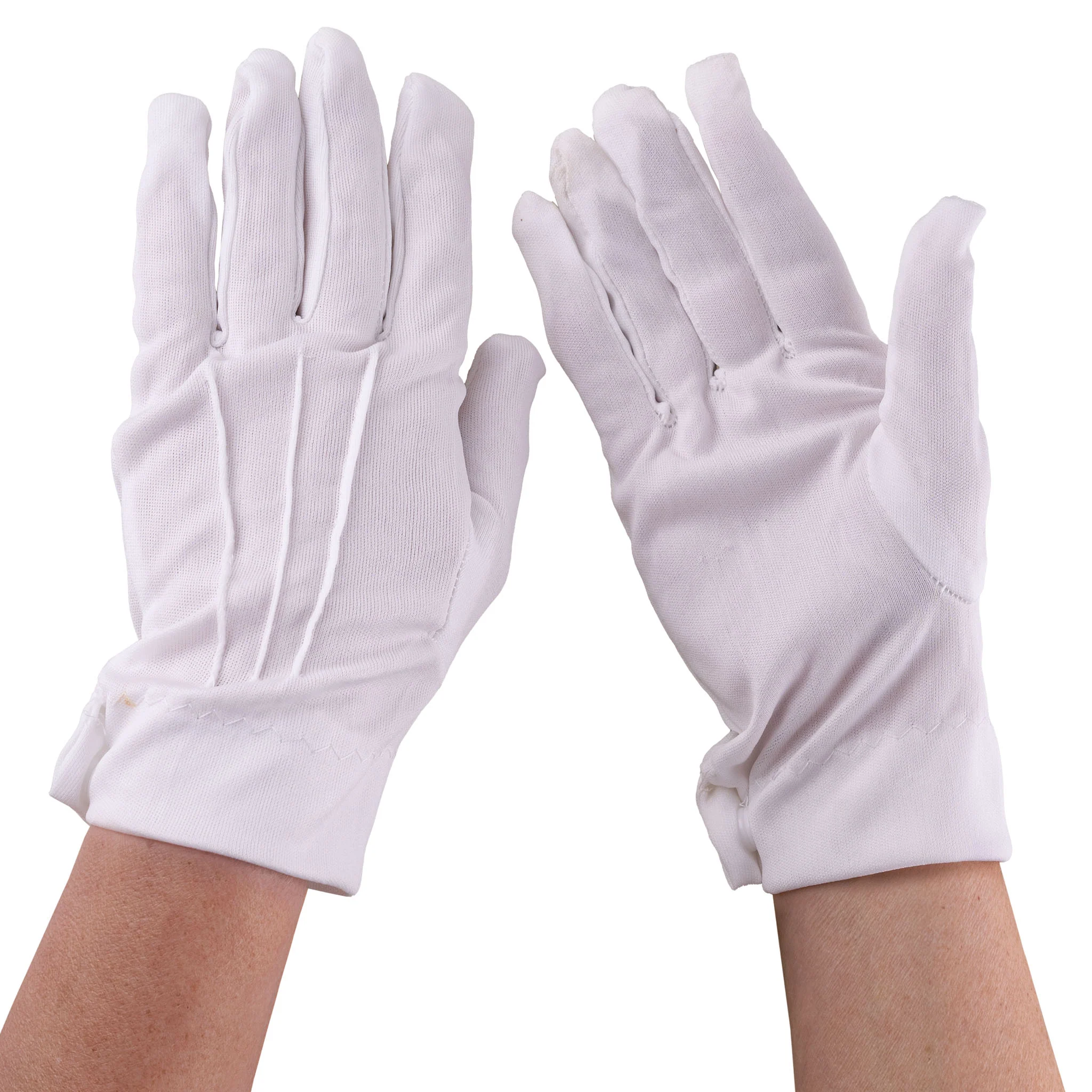 Korte witte handschoenen - Image 3