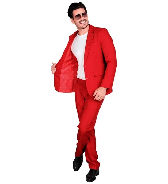 Kostuum rood suit - Image 4