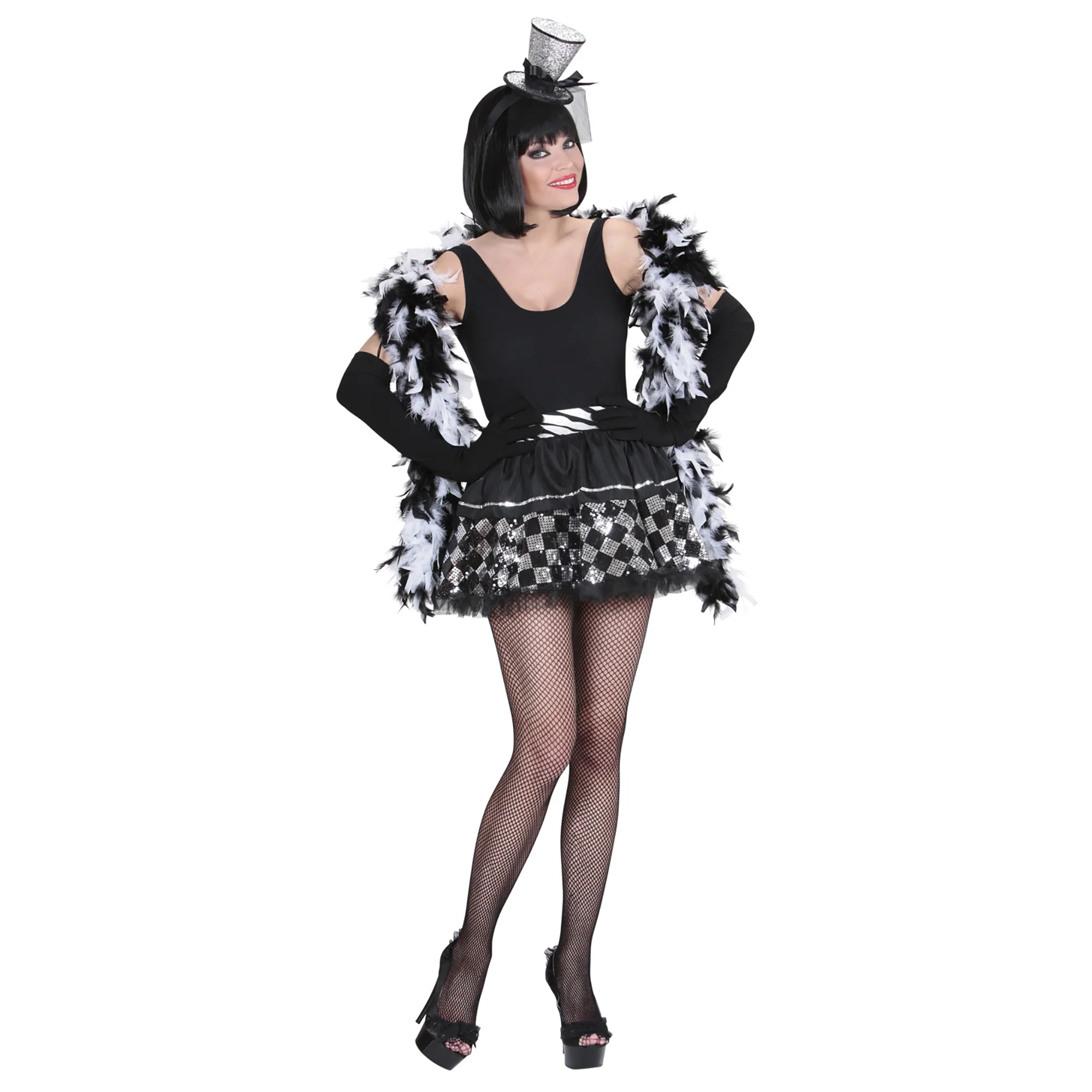 Zwarte tutu pailletten petticoat - Image 3