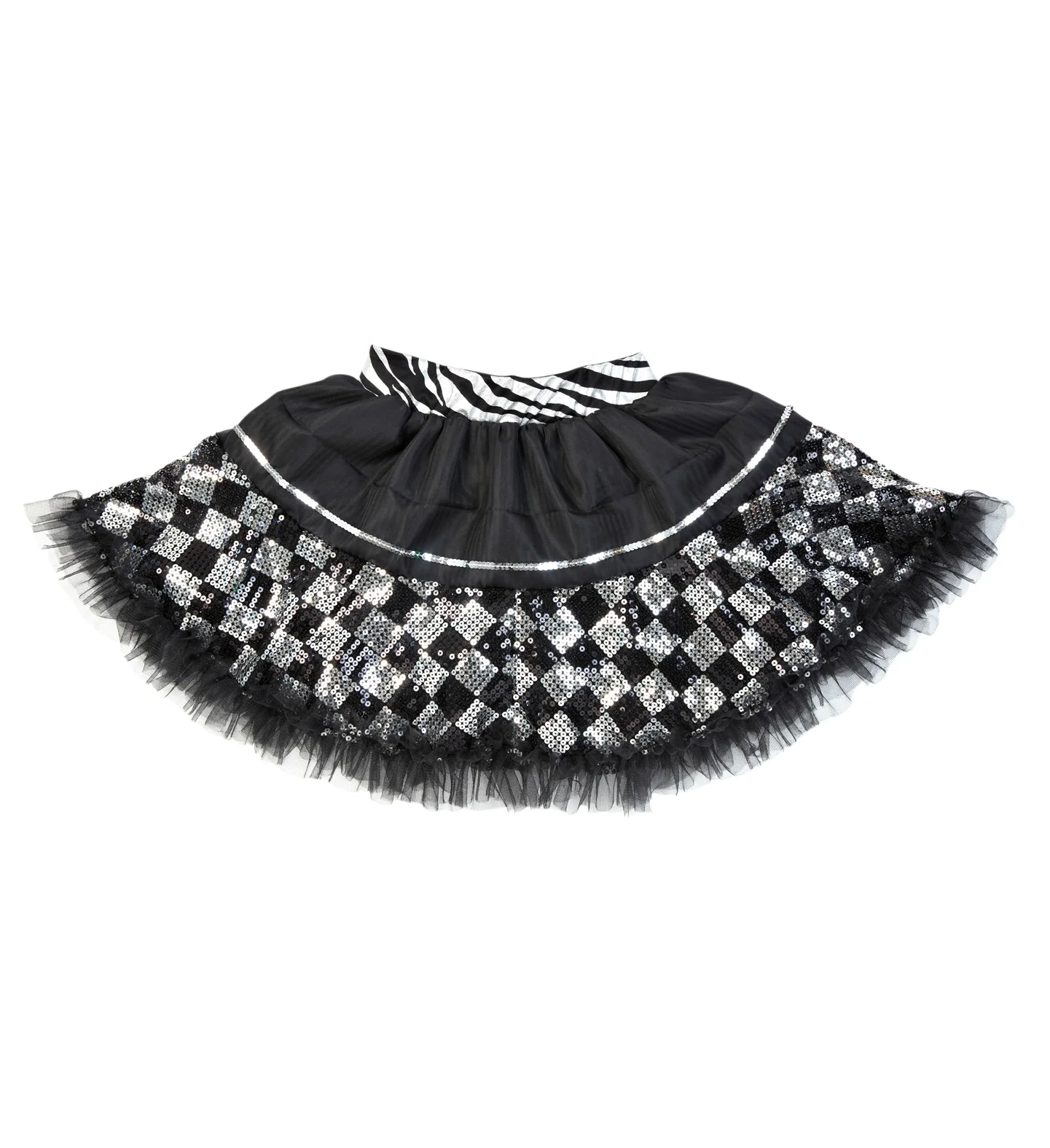 Zwarte tutu pailletten petticoat - Image 5