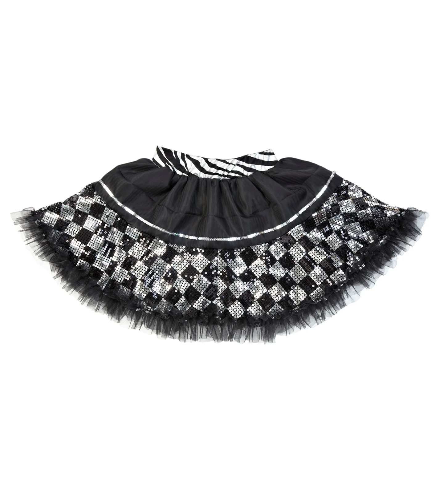 Zwarte tutu pailletten petticoat - Image 9