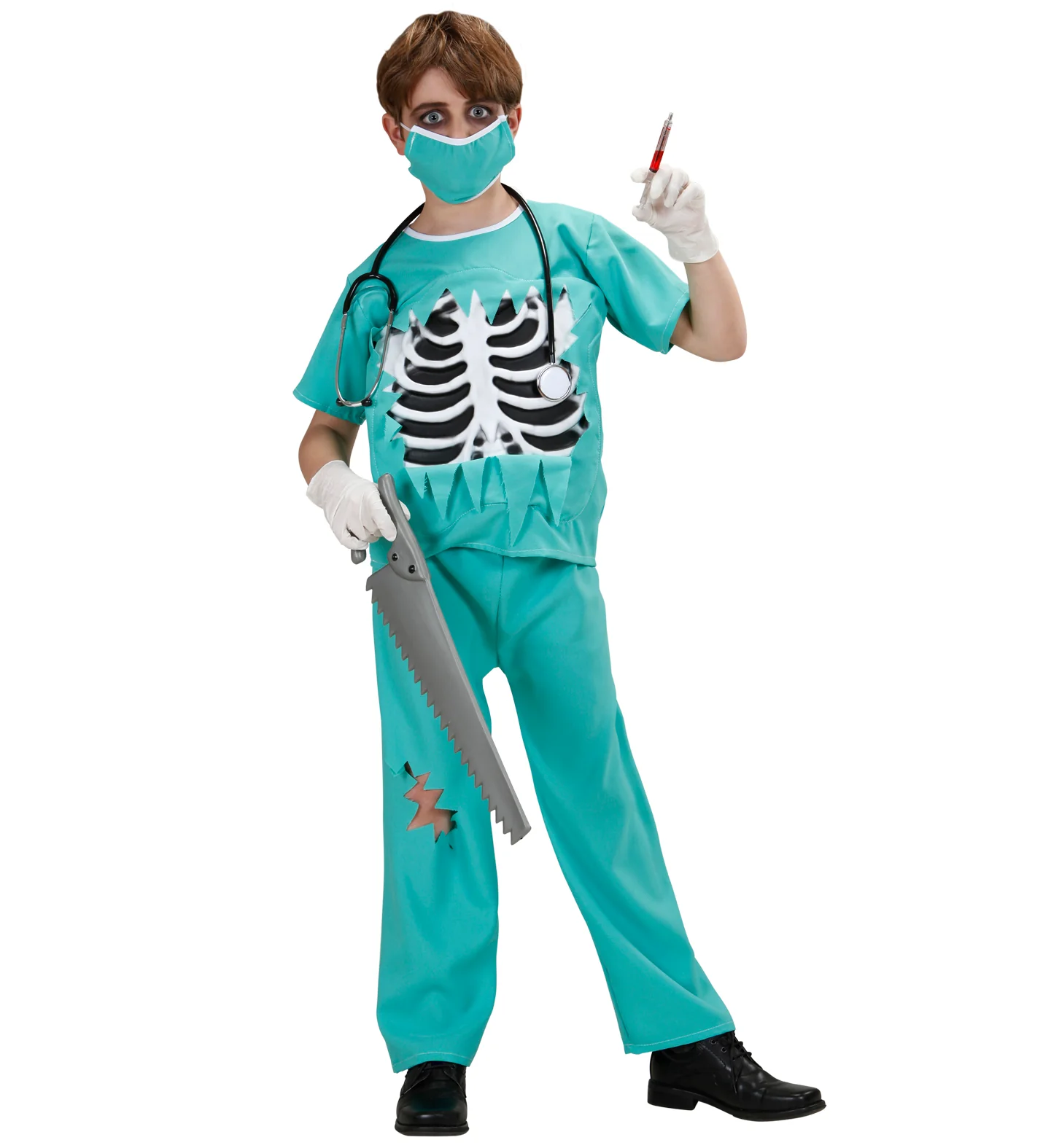 Chirurg kostuum bloederige zombie dokter kind - Image 2
