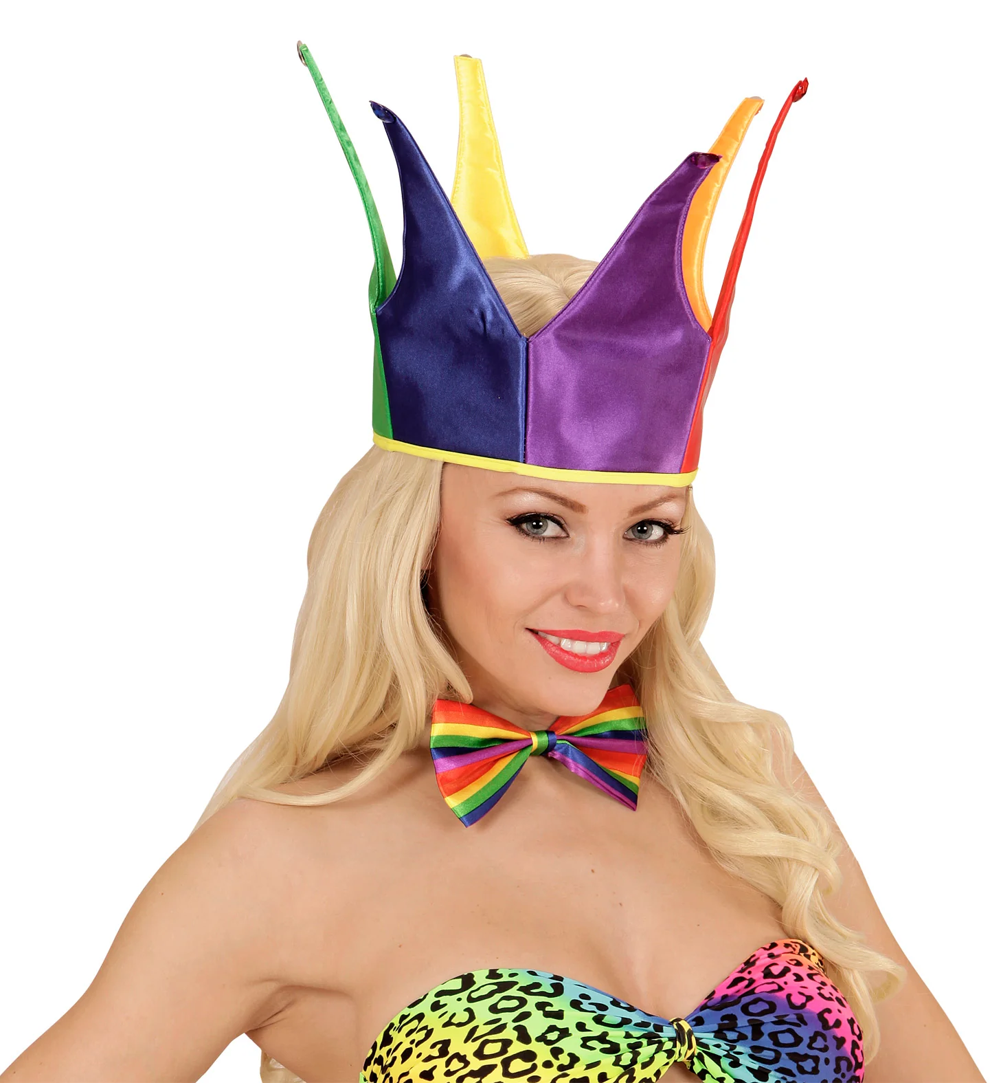 Regenboog hoed kroon multikleuren - Image 4