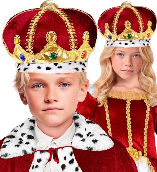 Kroon met edelstenen kind haarband Sanne - Image 4