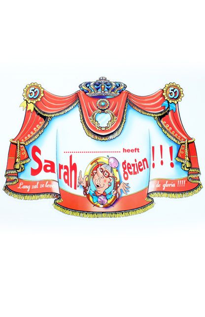Kroonschild heeft Sarah gezien